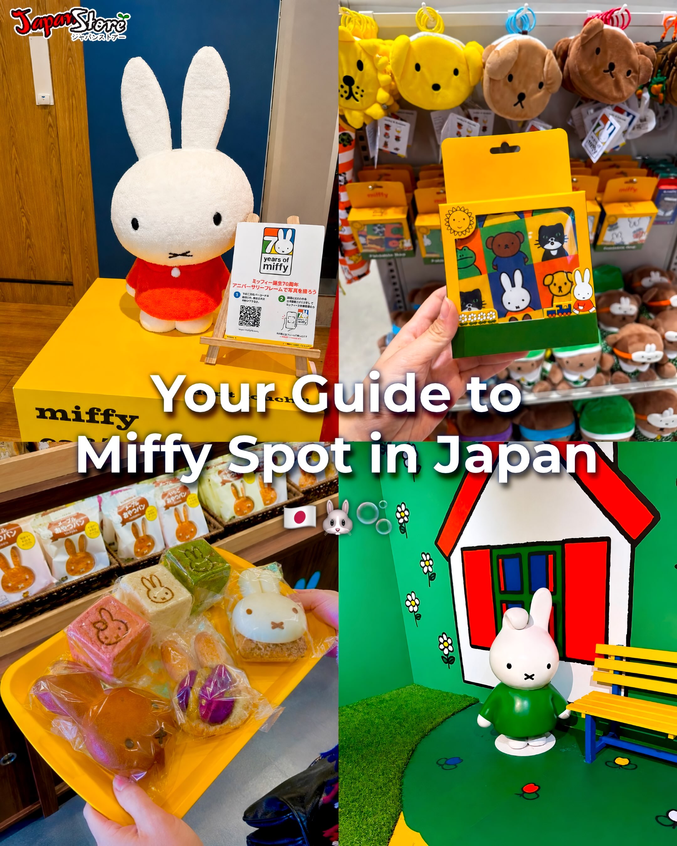 Japanese Miffy-Themed Cafes, Bakeries, and Attractions