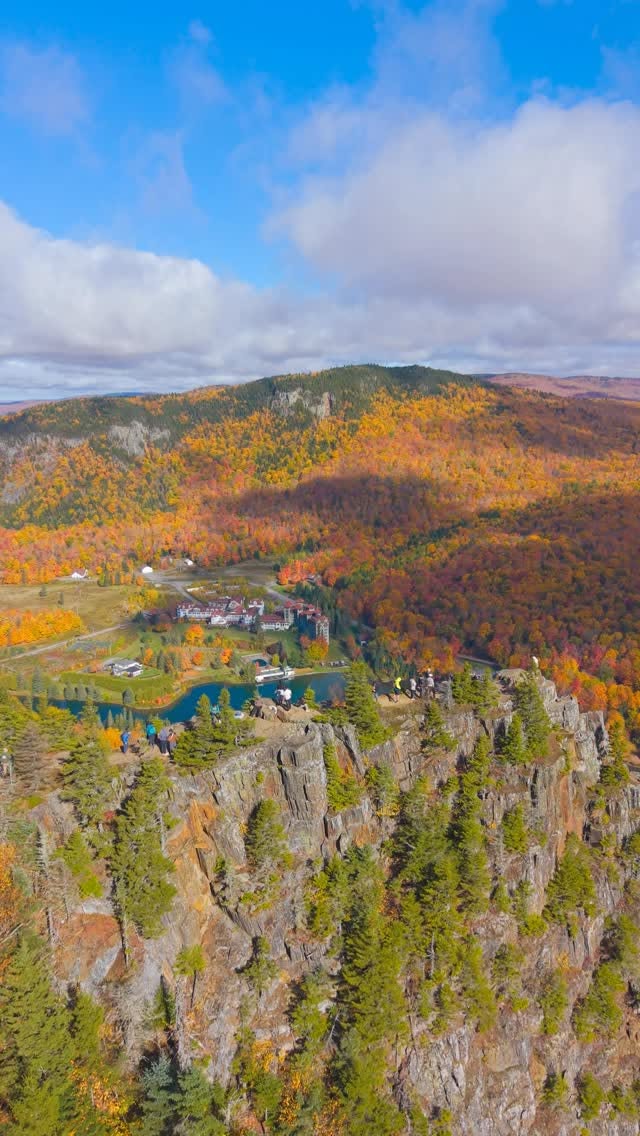 Autumn Foliage in Dixville Notch's Dramatic Landscape
