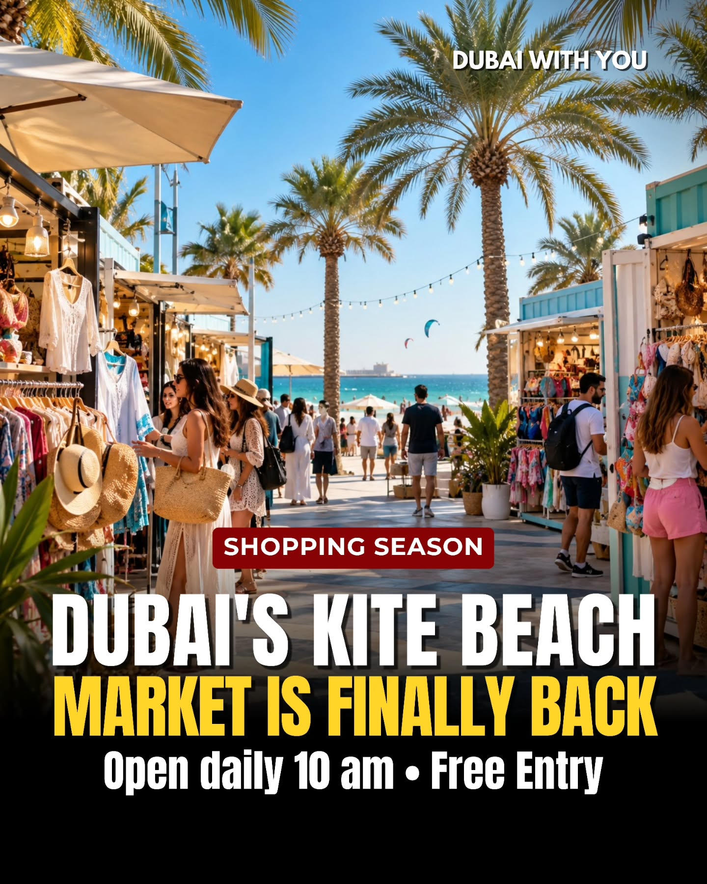 Dubai Beach Destinations For Shopping And Recreation