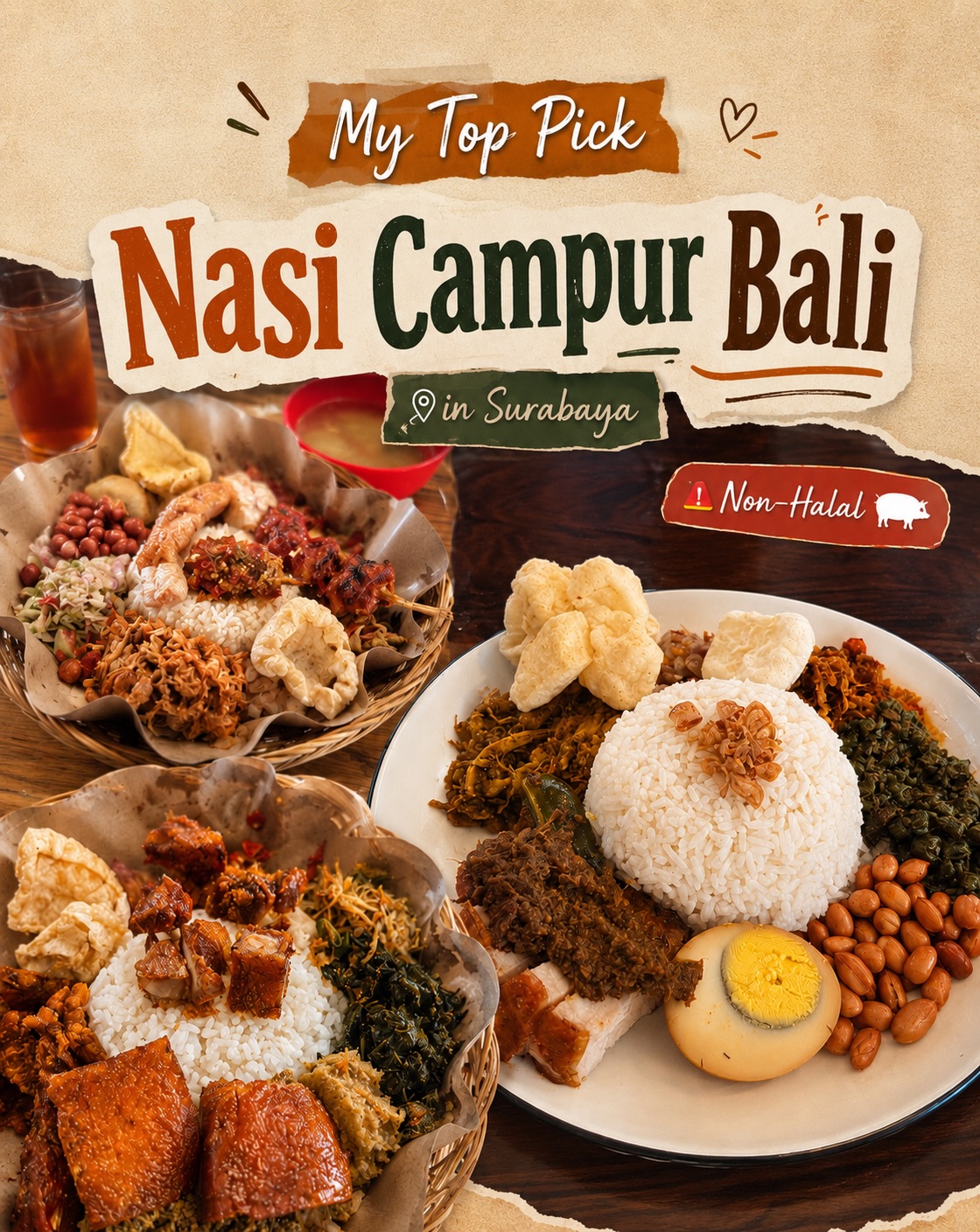 Best Nasi Campur Bali in Surabaya