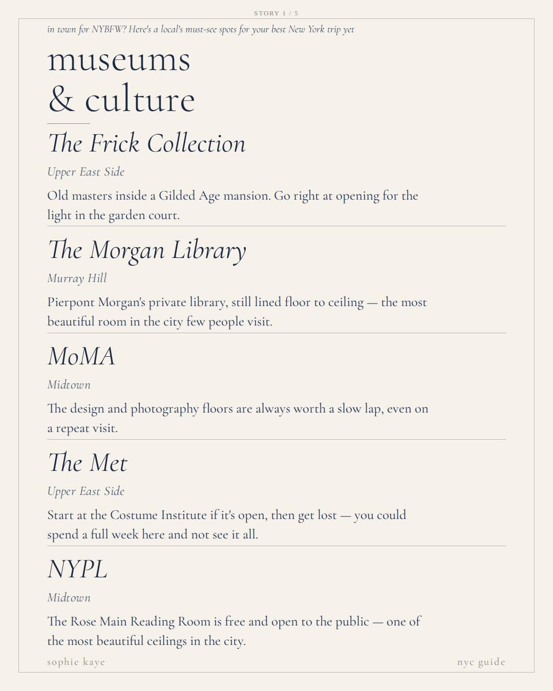 New York City Guide: Culture, Food, and Shopping