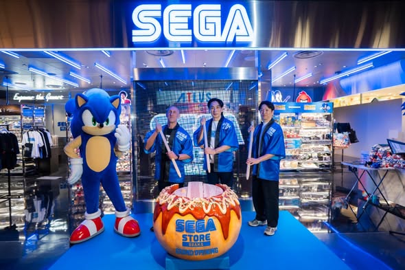 Shinsaibashi PARCO Welcomes SEGA Store Opening