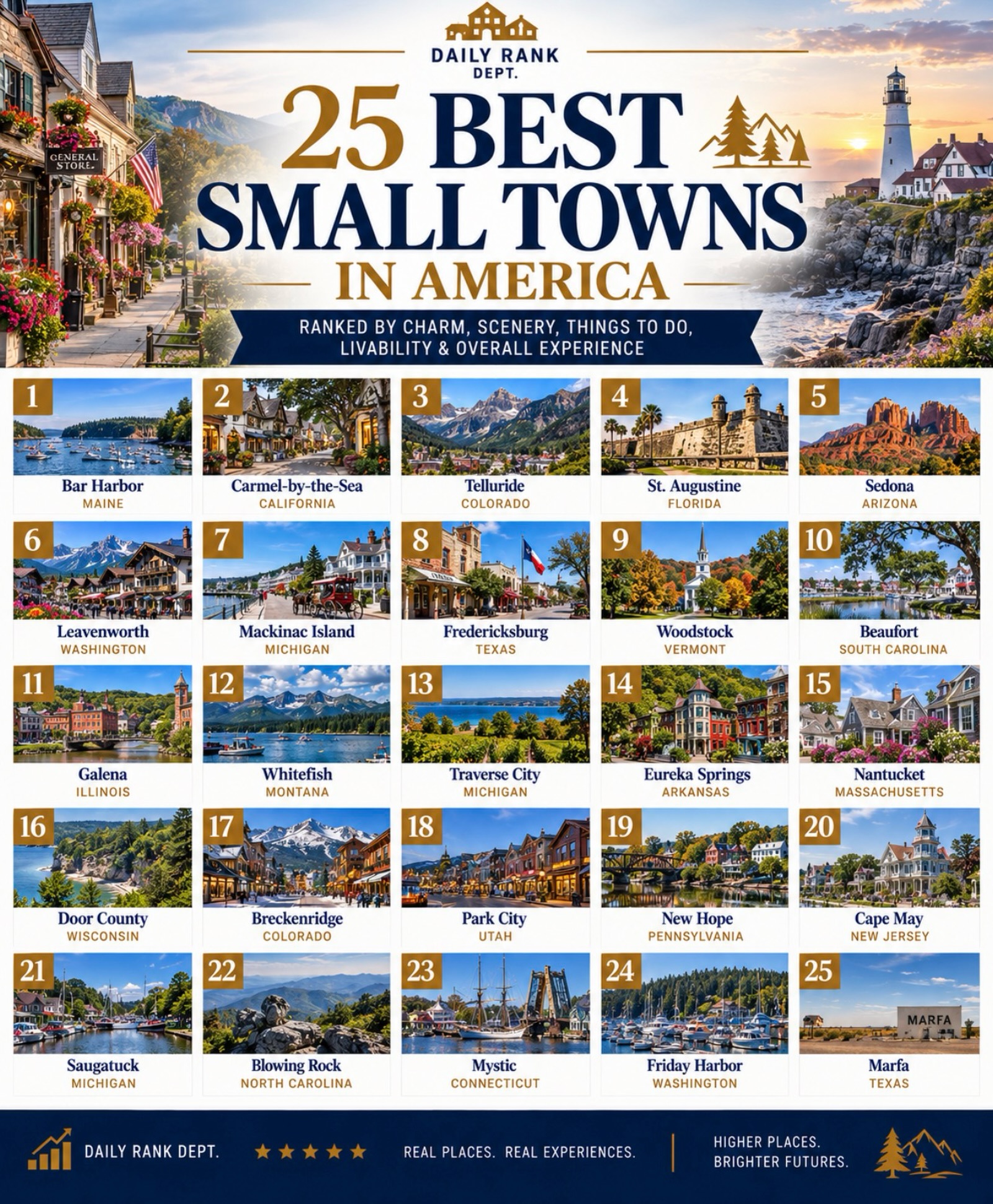 America's Most Charming Small Towns