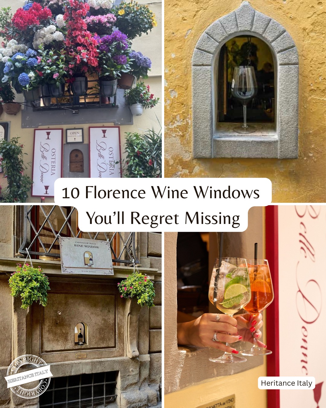 Florence's Historic Wine Windows Reopen