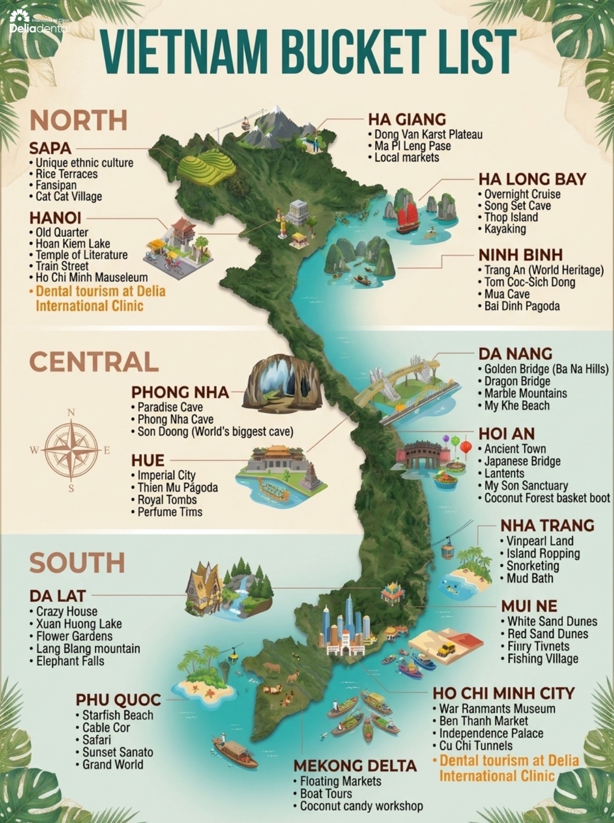Top Vietnamese Destinations From North to South