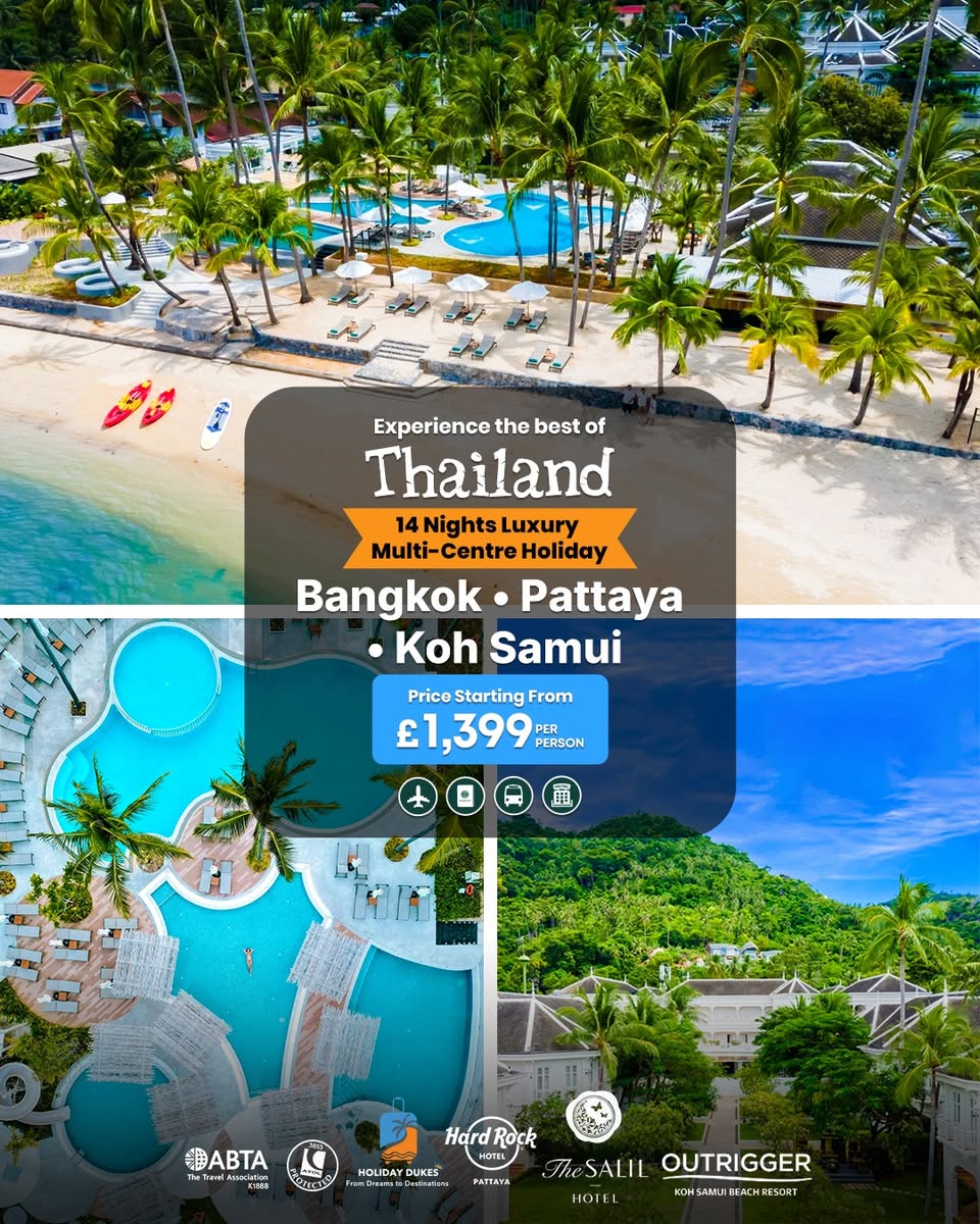 Thailand Luxury Holiday: Bangkok, Pattaya, Koh Samui