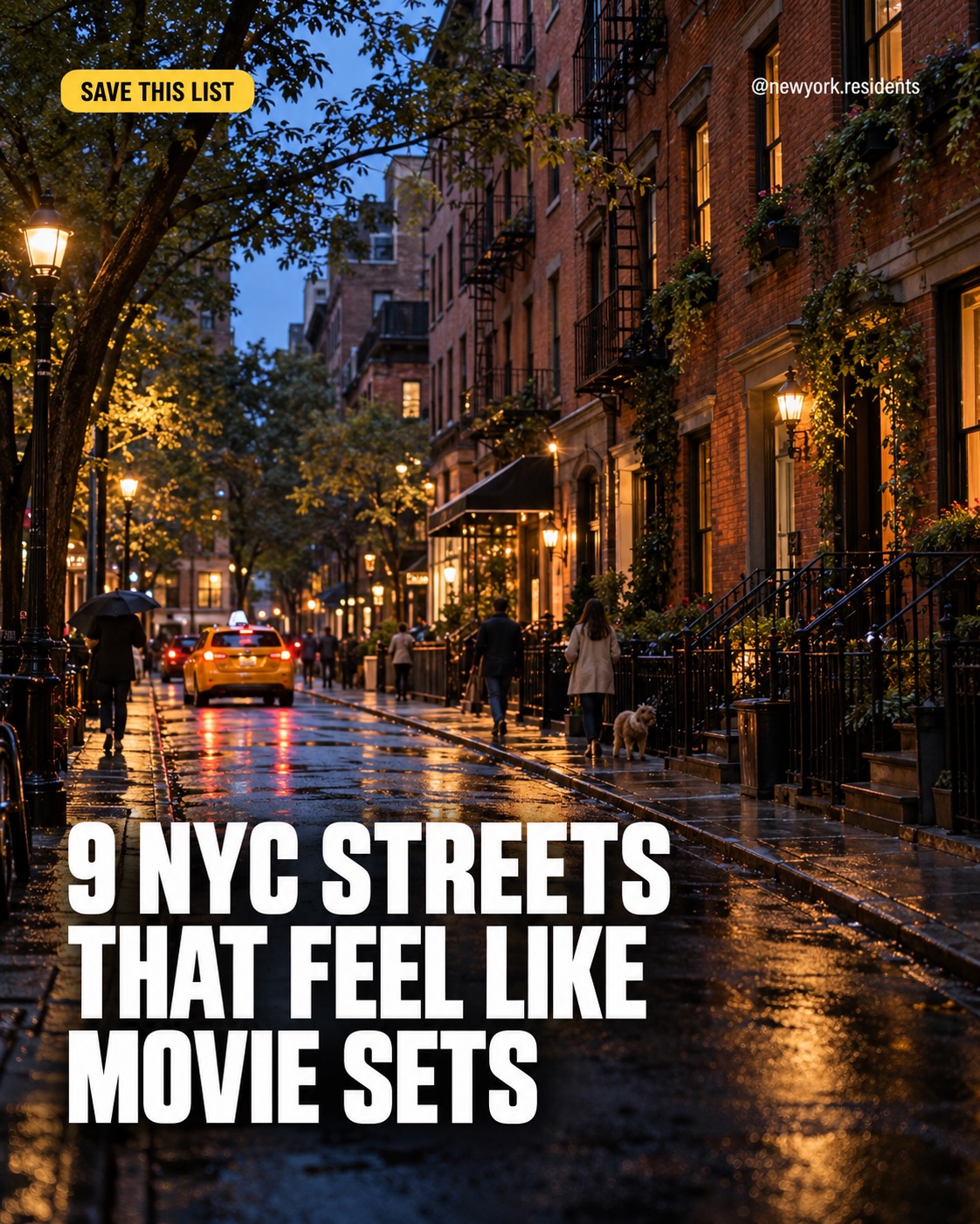 Nine Cinematic Streets in New York City
