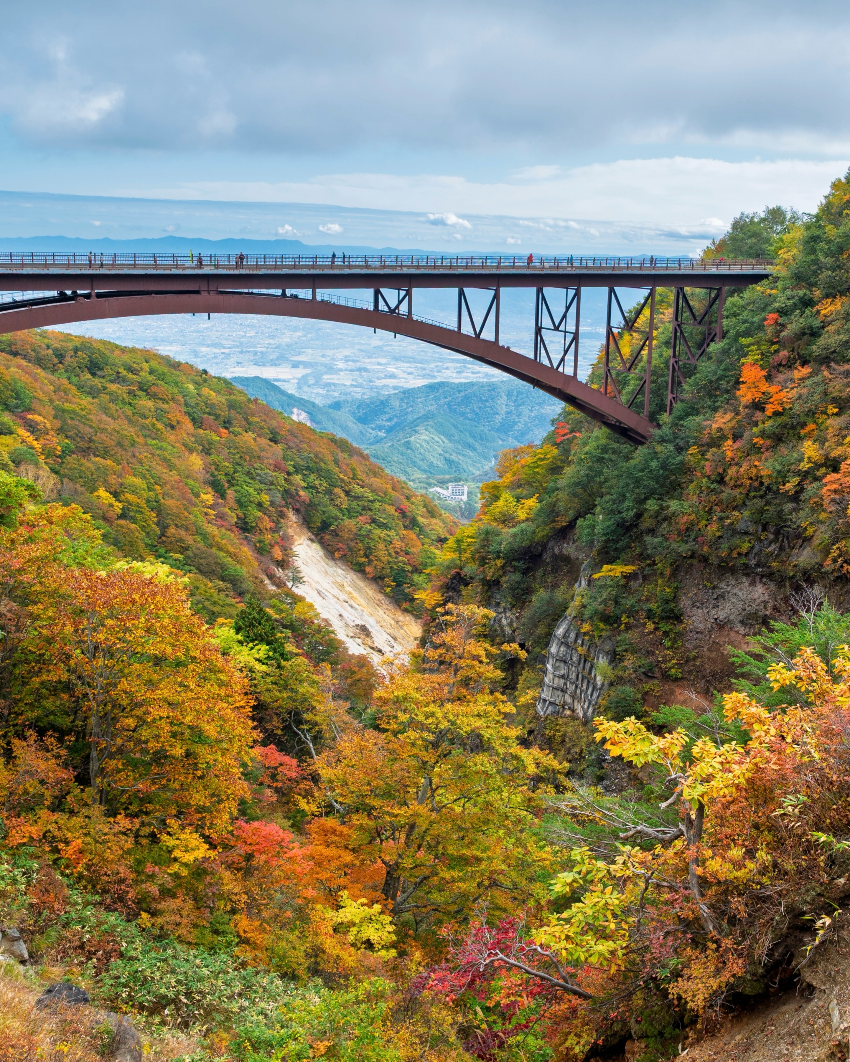 Fukushima Autumn Scenery Along Bandai-Azuma Skyline