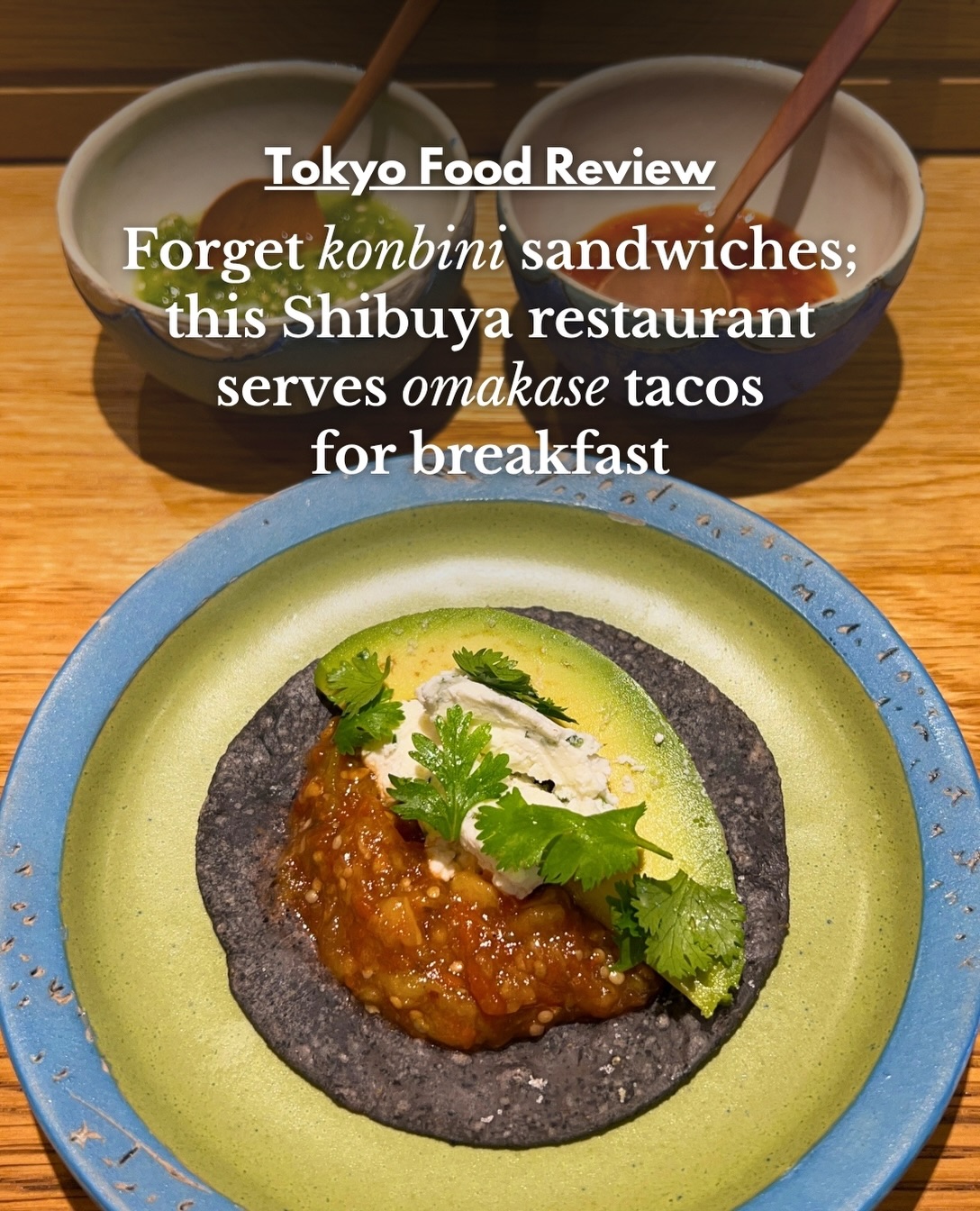 Los Tacos Azules: Artisanal Omakase Tacos