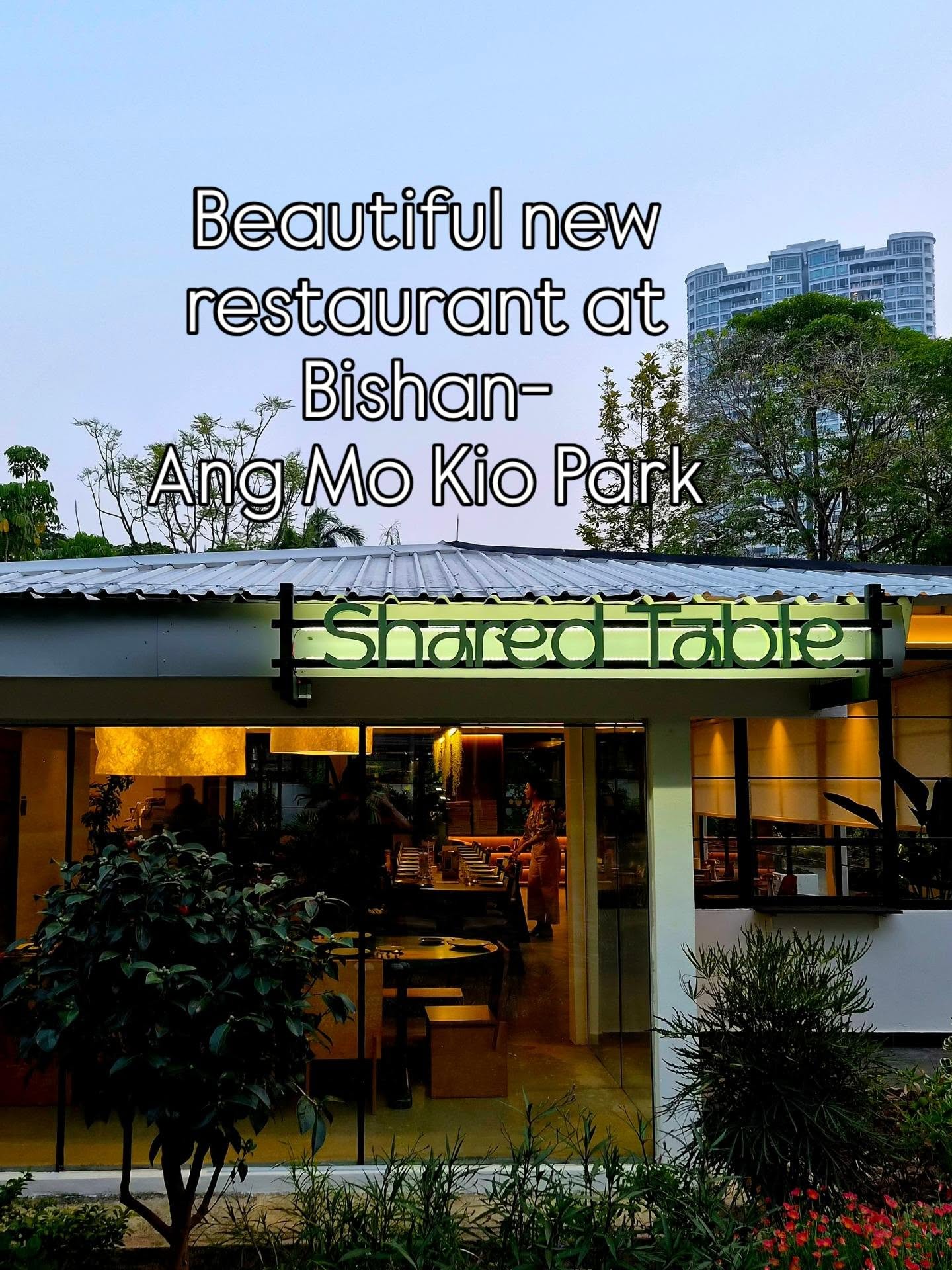 Shared Table Restaurant Offers Japanese Dining in Park