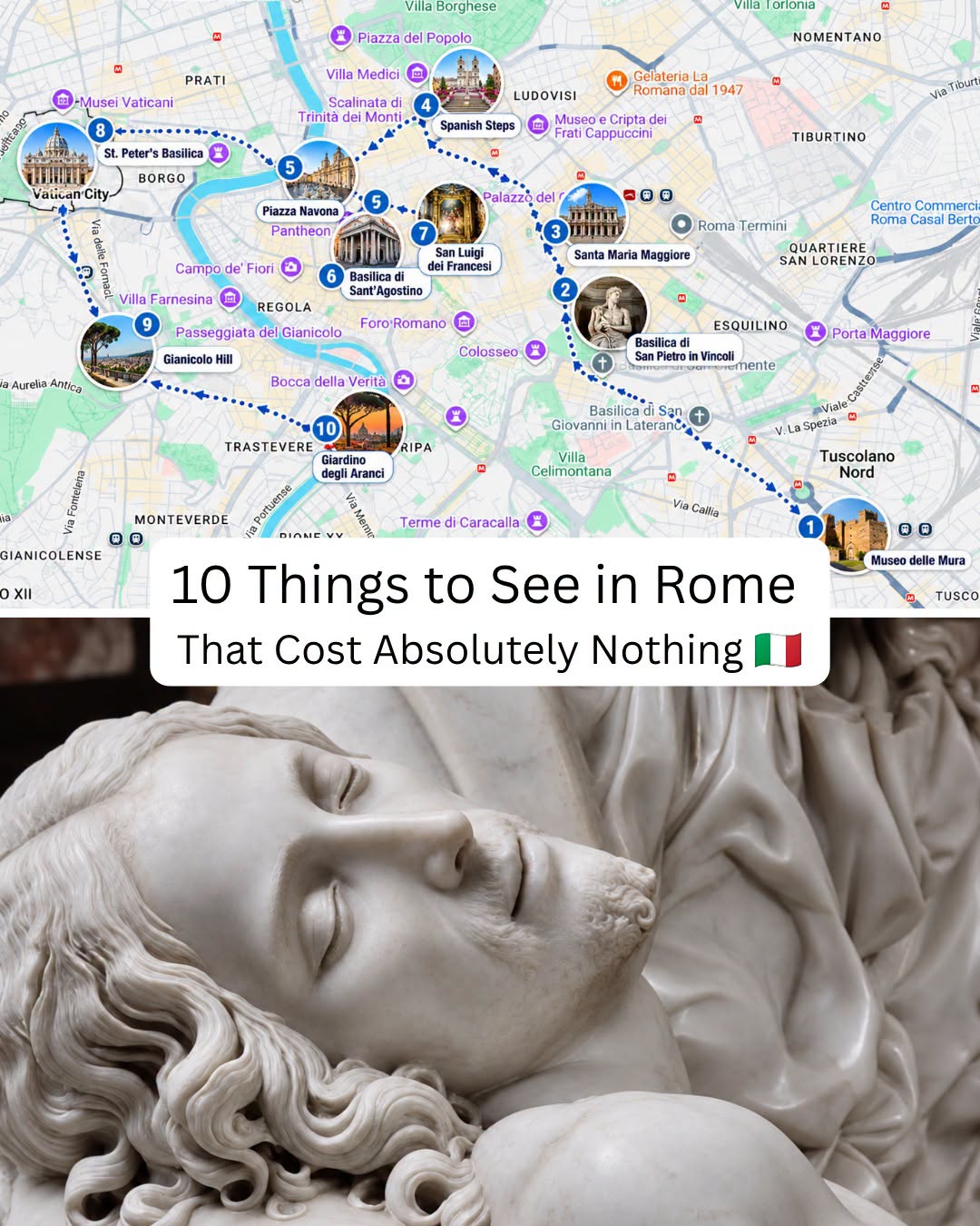 Rome's Top 10 Free Attractions: Art, Views, and History