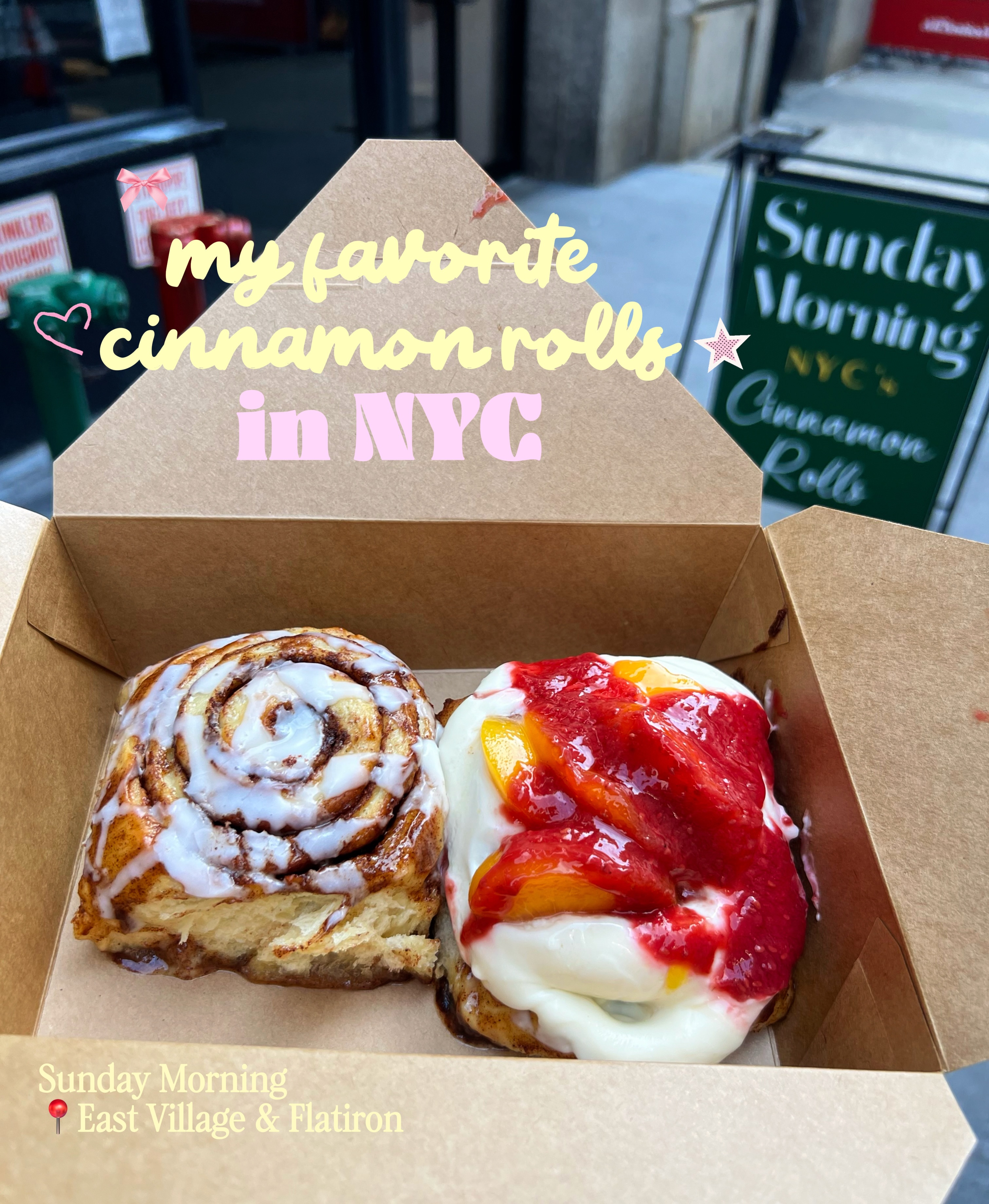 NYC and Jersey City's Best Cinnamon Roll Spots