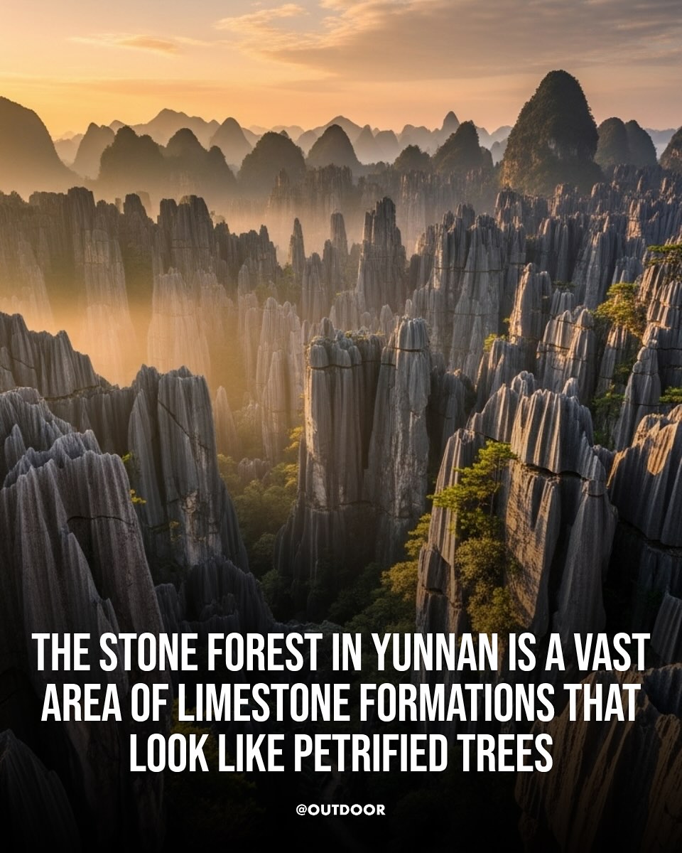 Stone Forest: A Maze Of Limestone Formations