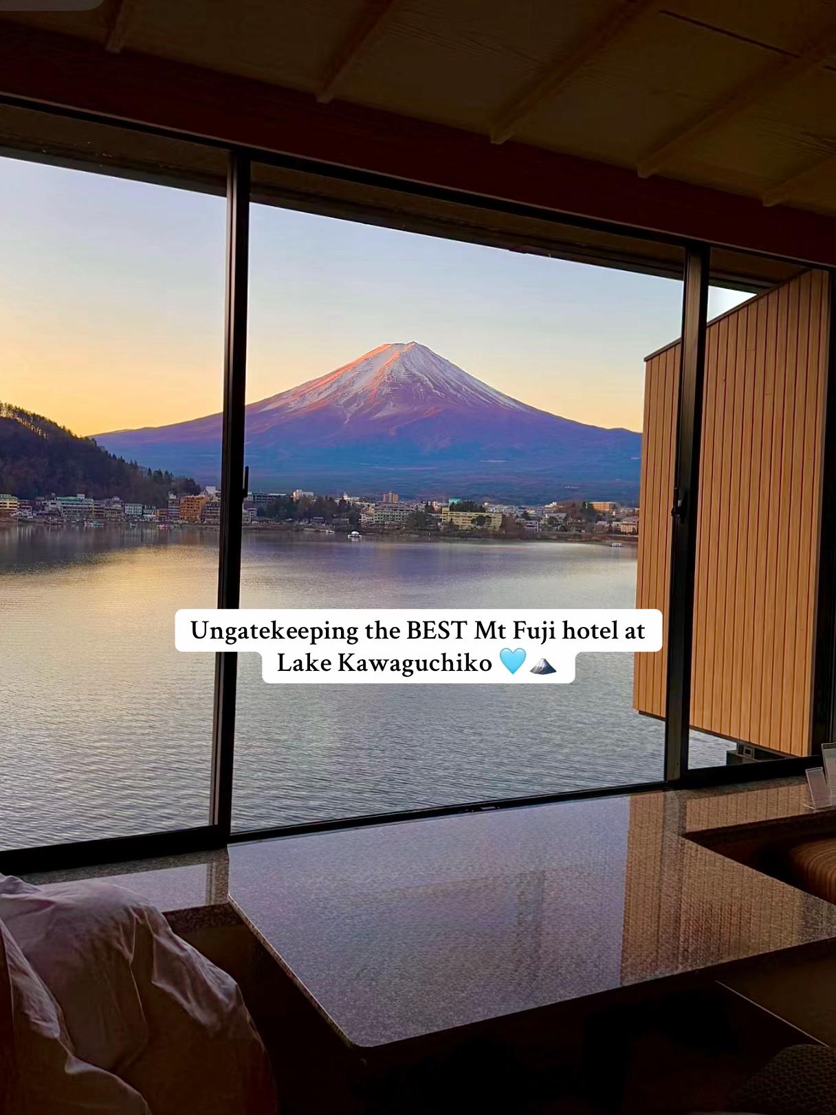 Mount Fuji Views and Lakeside Relaxation