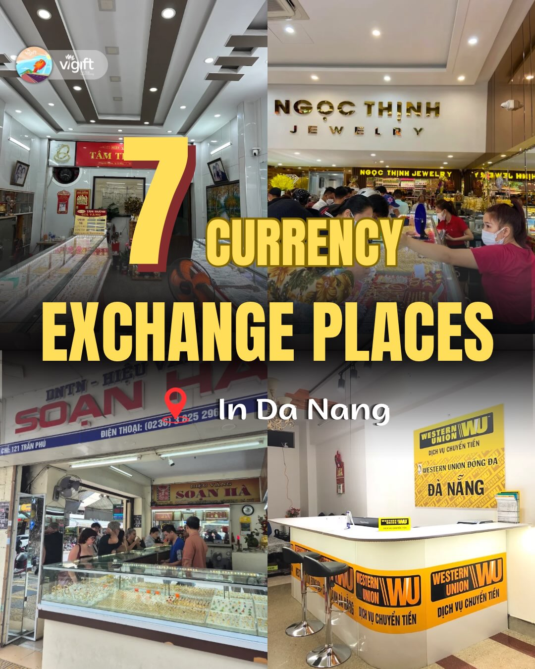 Currency Exchange and Souvenir Spots in Da Nang