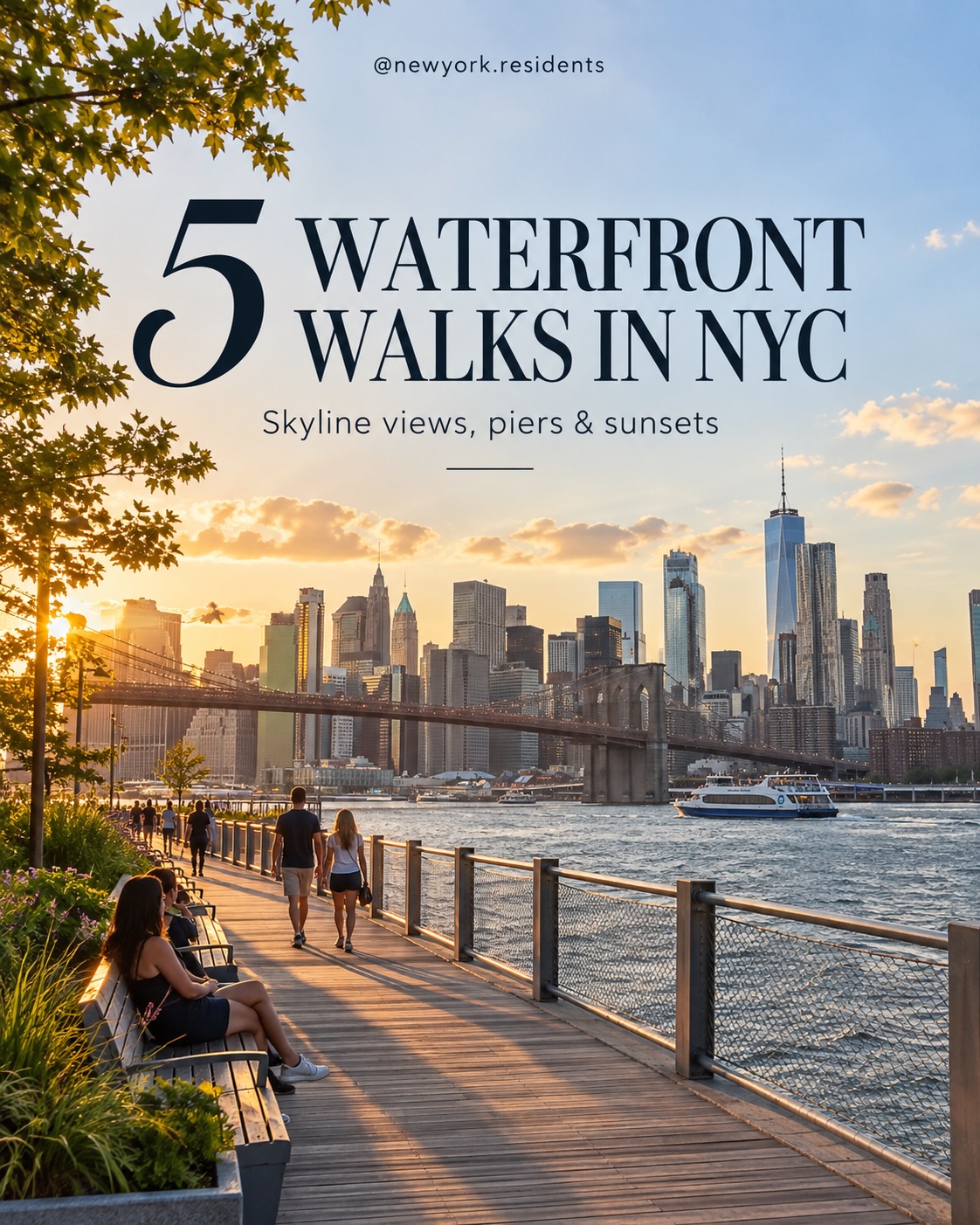 NYC Waterfront Walks Offer Skyline Views And Piers