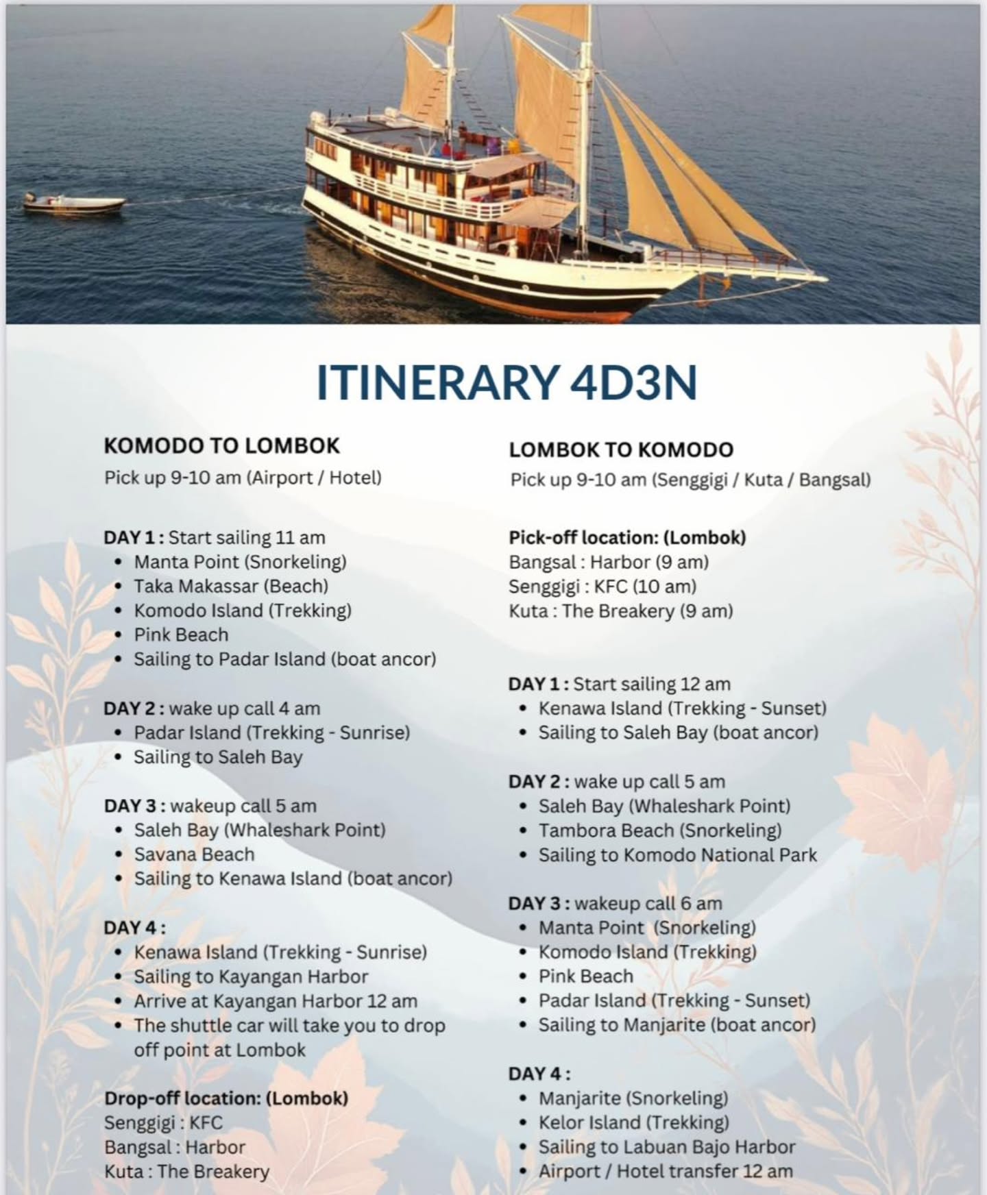 Komodo Sailing: Snorkeling, Trekking, Island Hopping