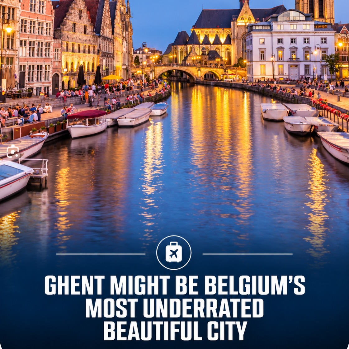 Ghent's Medieval Charm and Canal Views