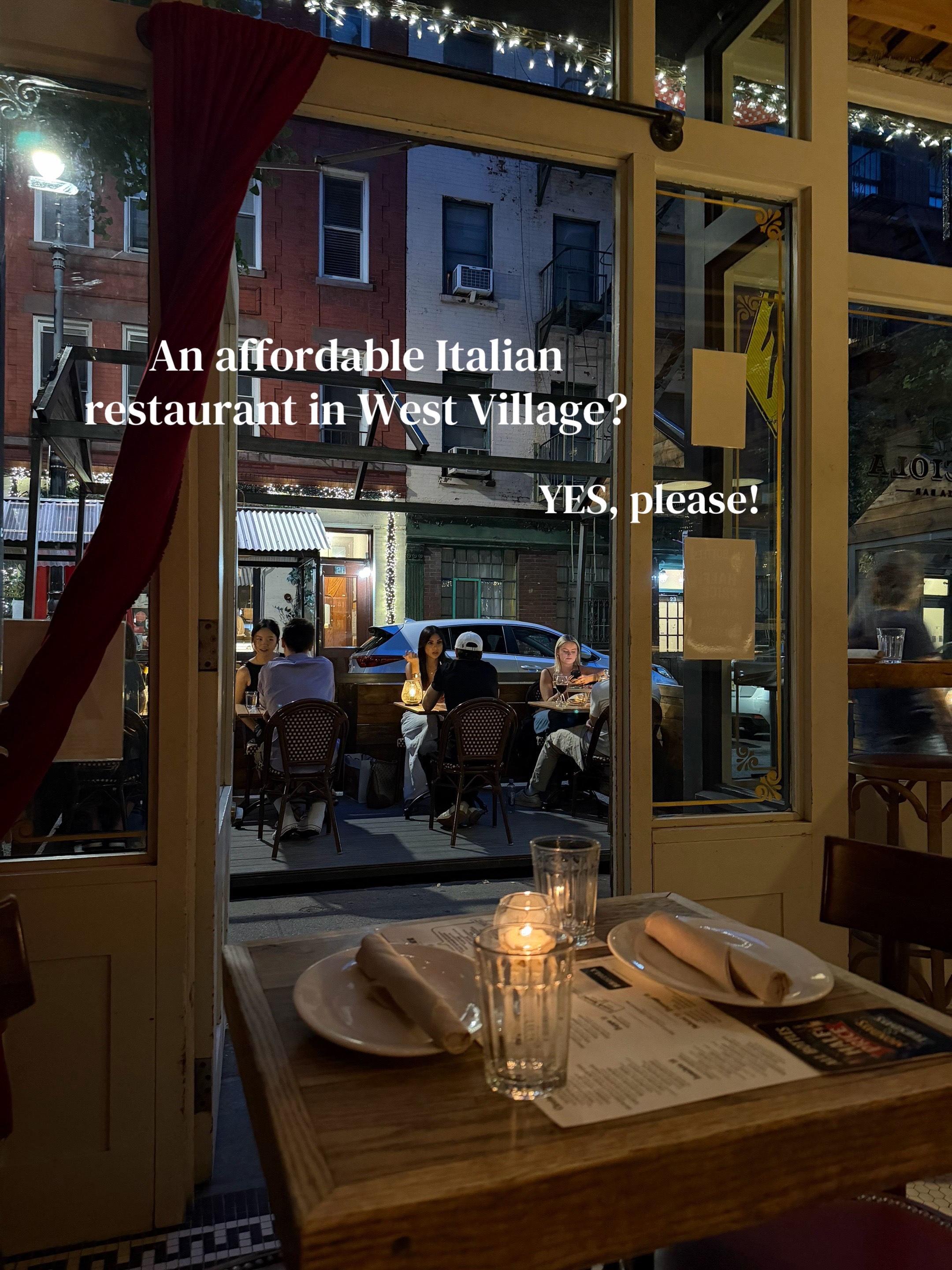 Briciola: Affordable Italian Fare in West Village