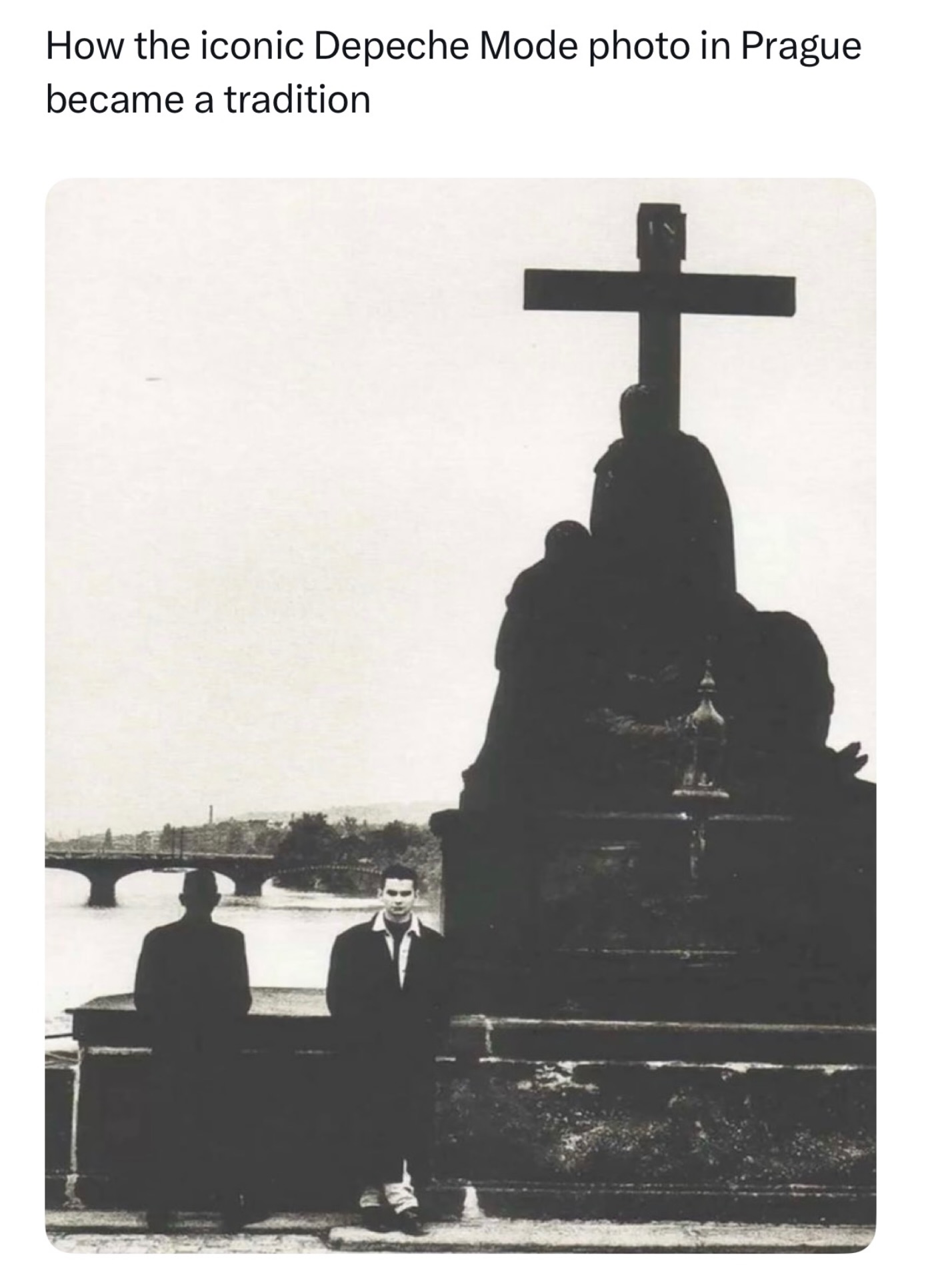 Depeche Mode Fans Recreate Iconic Charles Bridge Pose