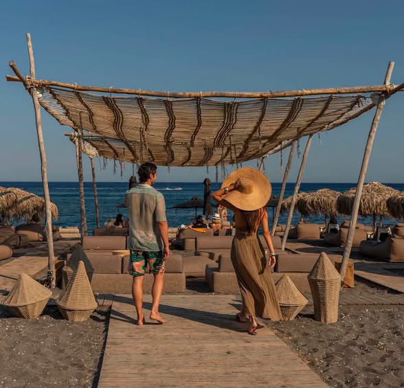 Santorini Beach Club Offers Luxury And Relaxation