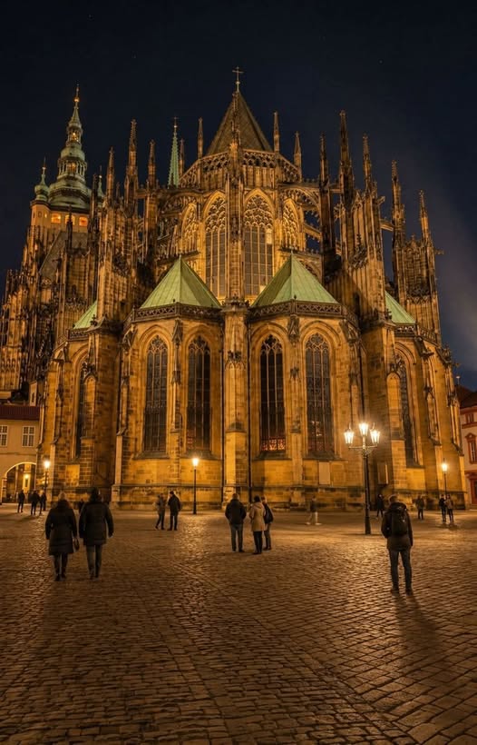 St. Vitus Cathedral's Architectural Grandeur