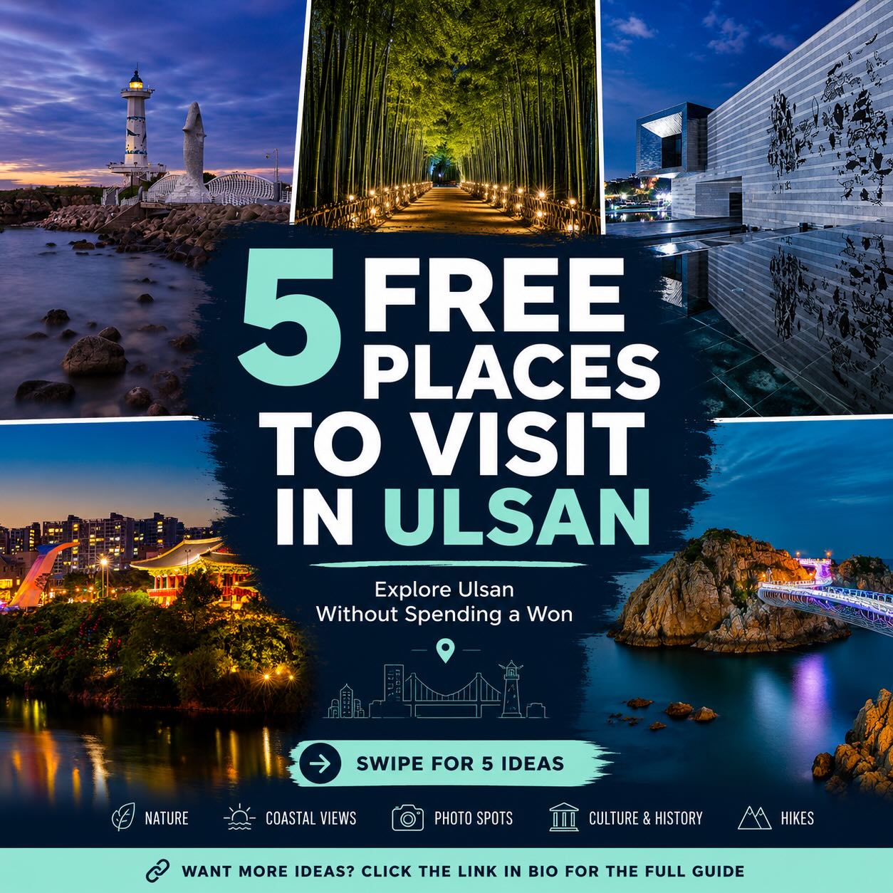 Five Free Ulsan Attractions: Nature and Culture
