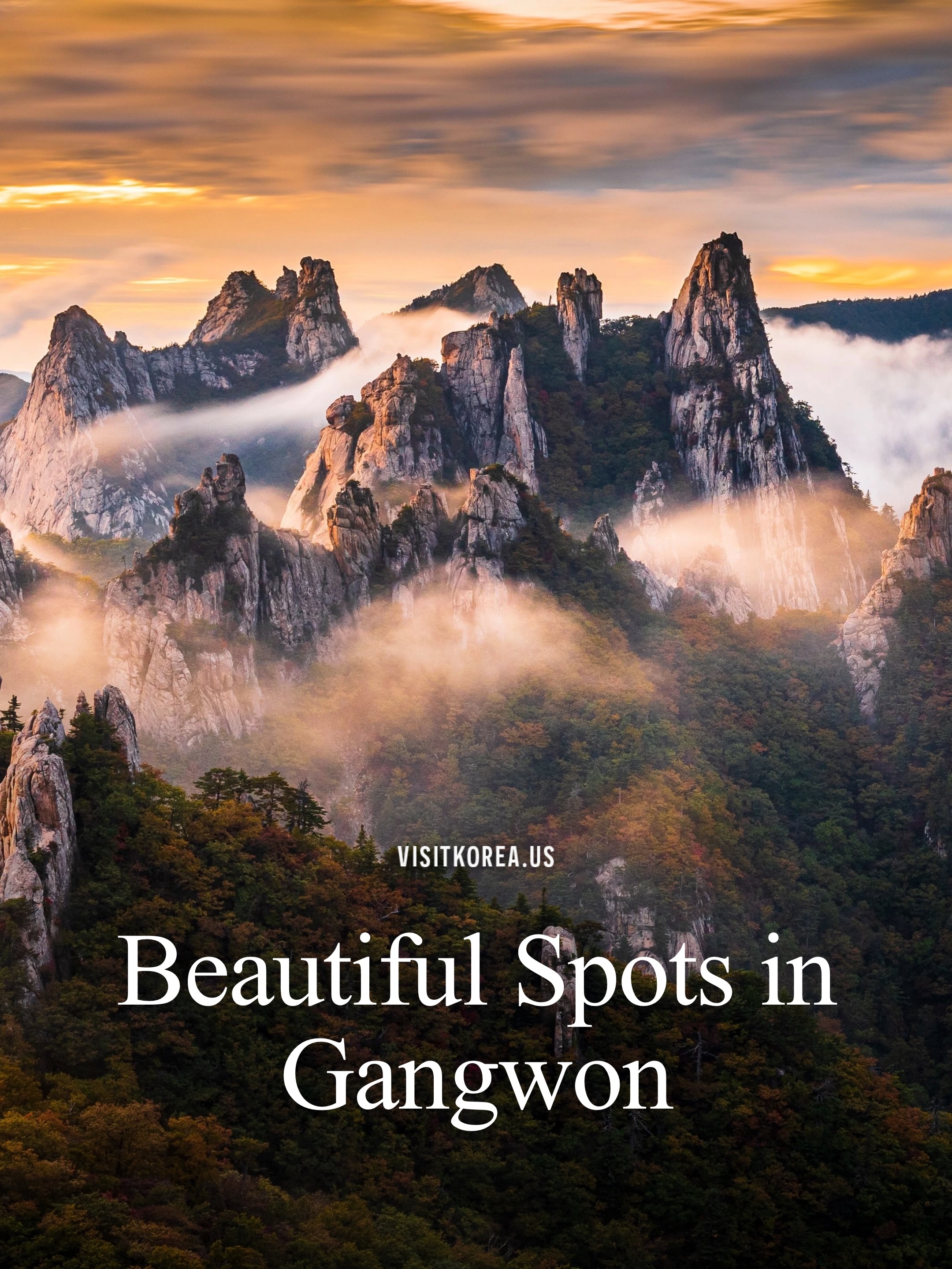 Gangwon Province: Mountains, Rivers, and Coastal Views