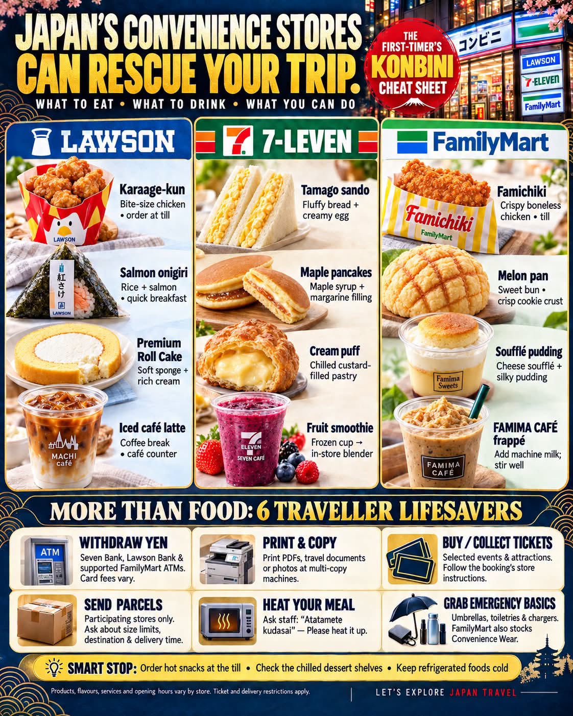 Japanese Convenience Stores Offer Tourist Services