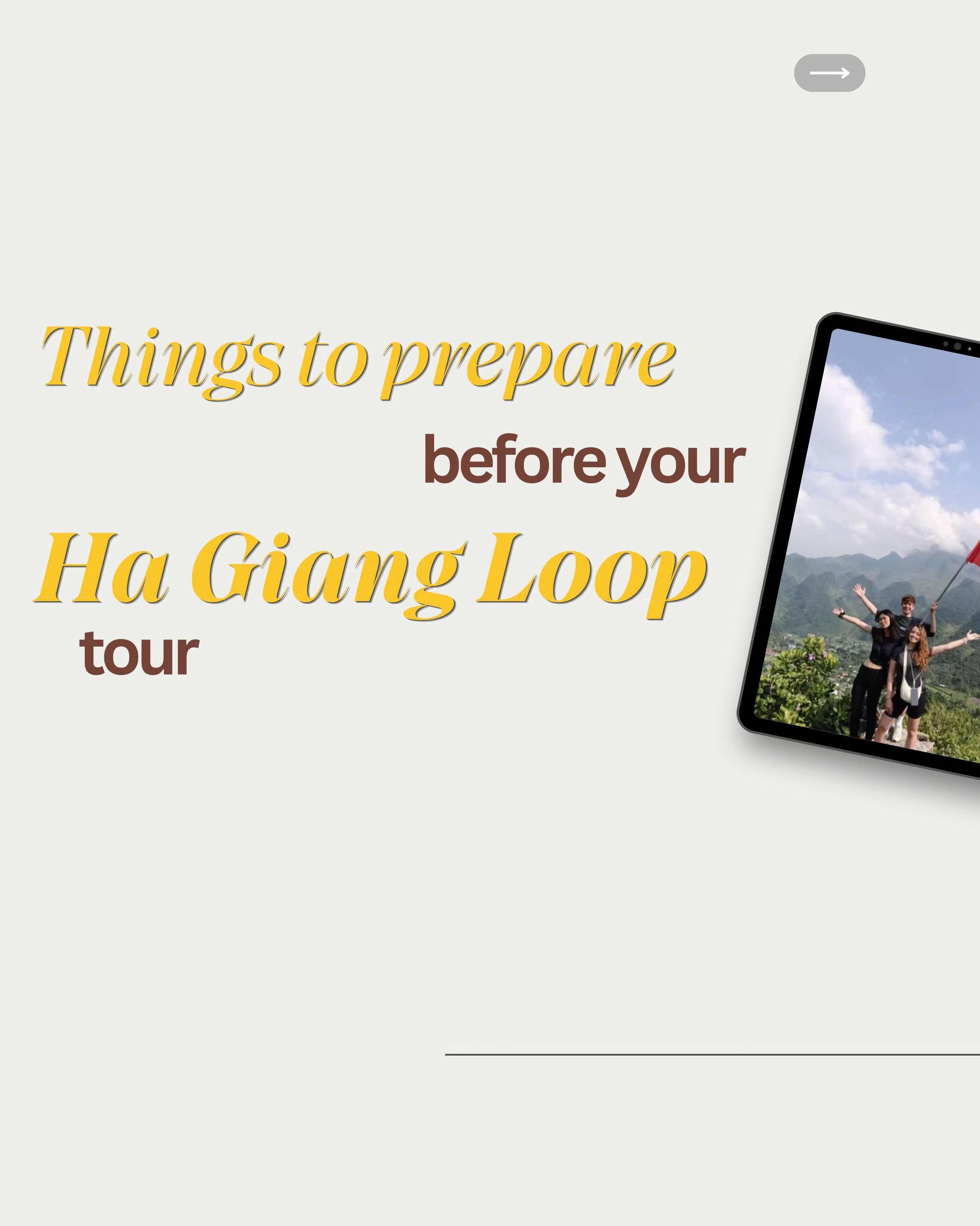 Preparing For The Ha Giang Loop Tour