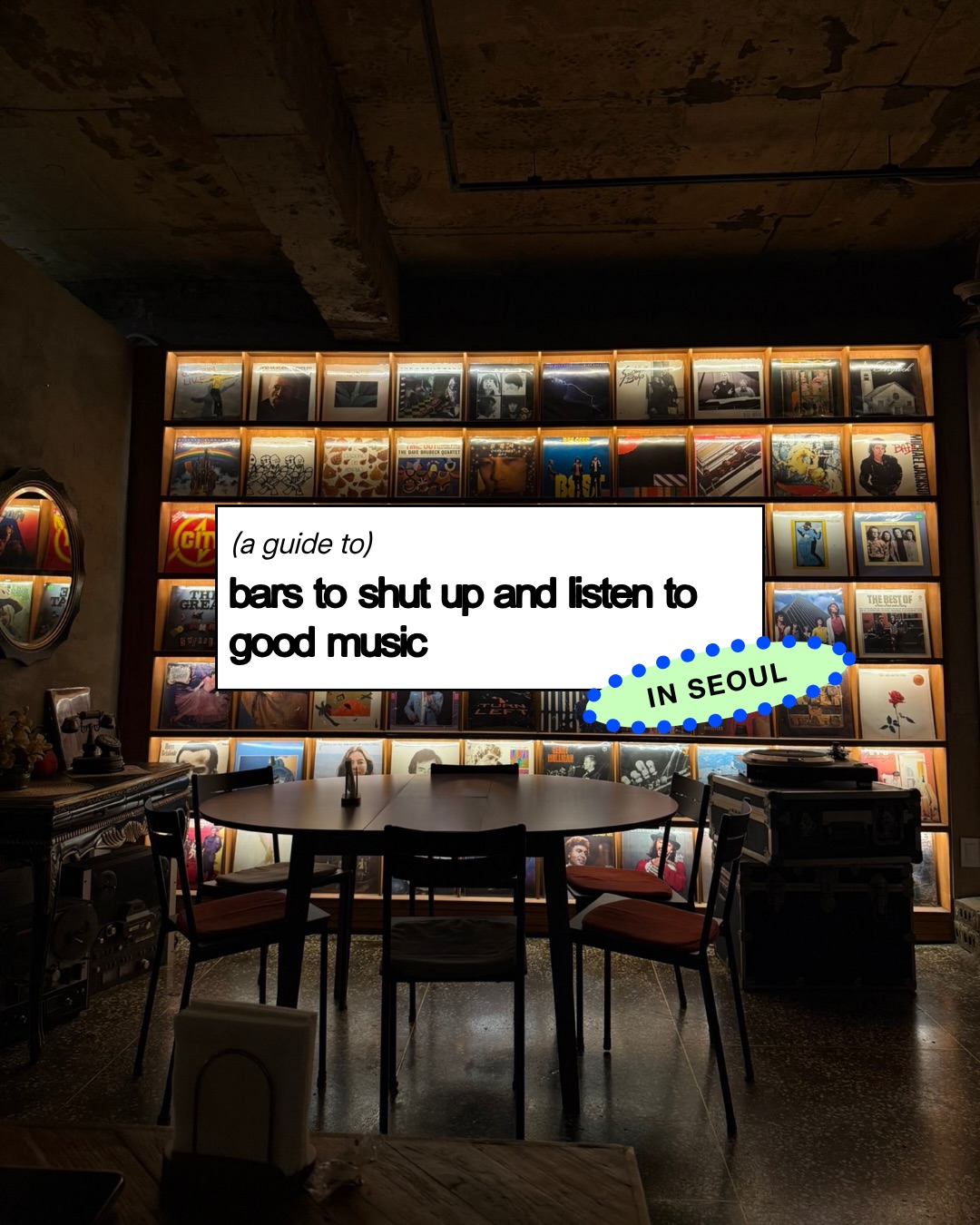 Seoul Bars for Music Lovers