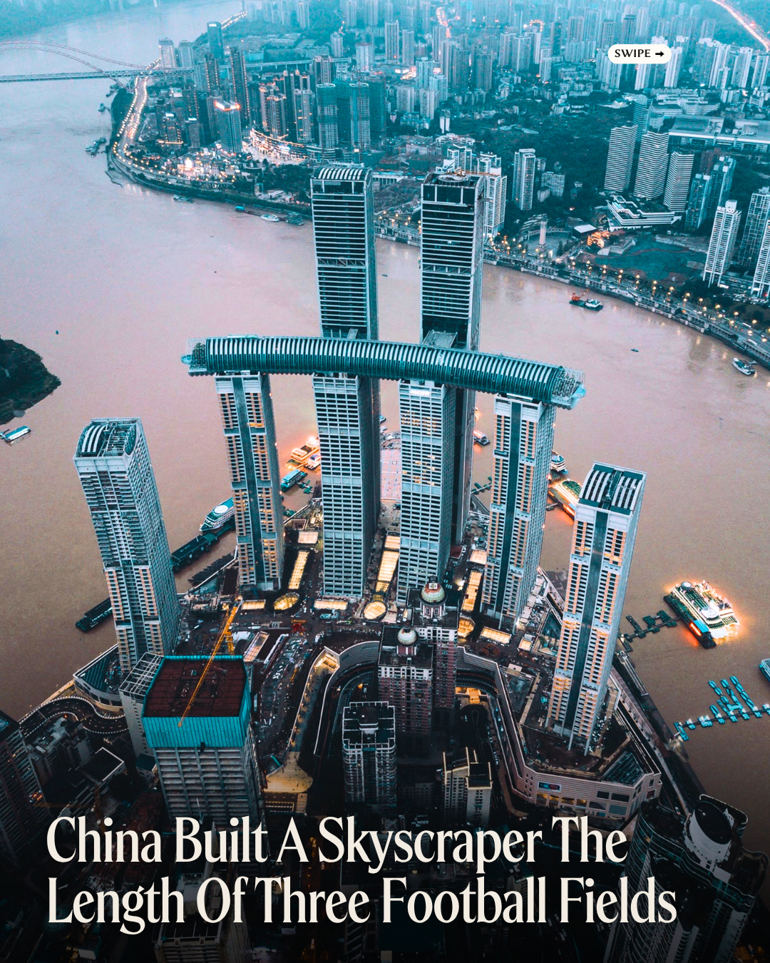 Raffles City Chongqing's Crystal Skybridge
