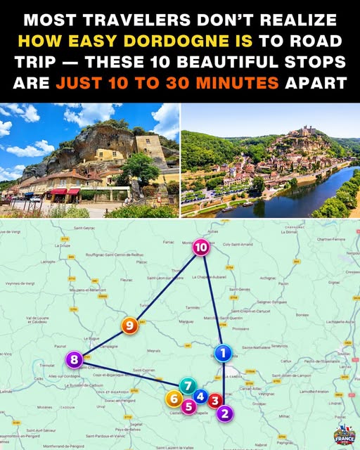 Charming Dordogne Villages Just Minutes Apart