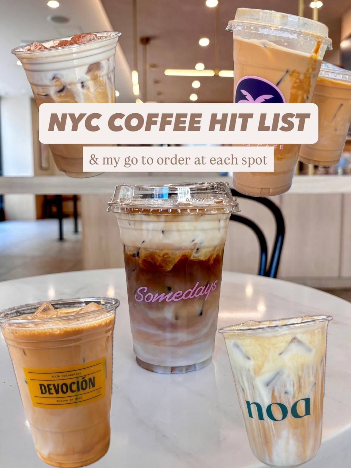 New York City's Favorite Coffee Shops