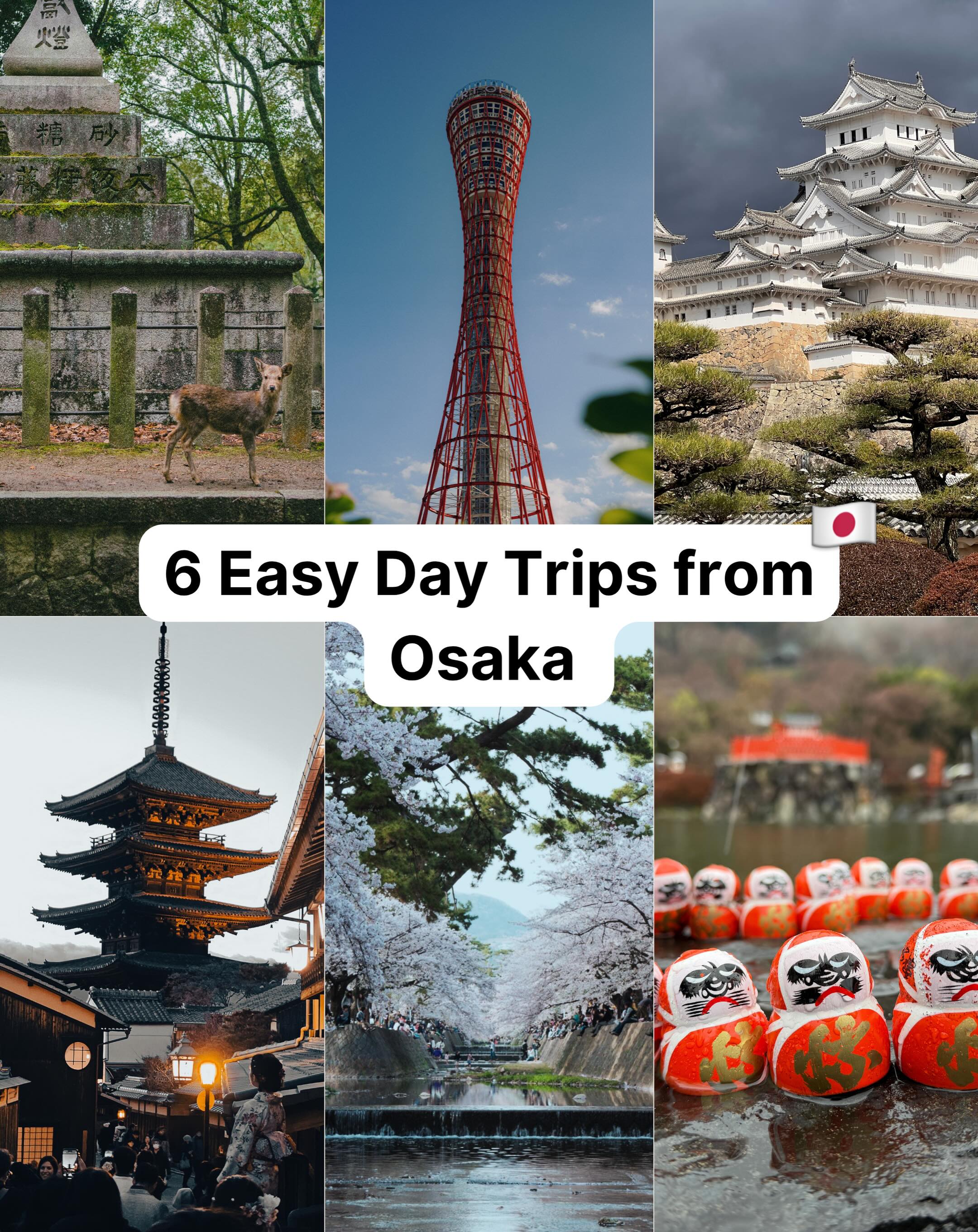 Six Day Trips From Osaka