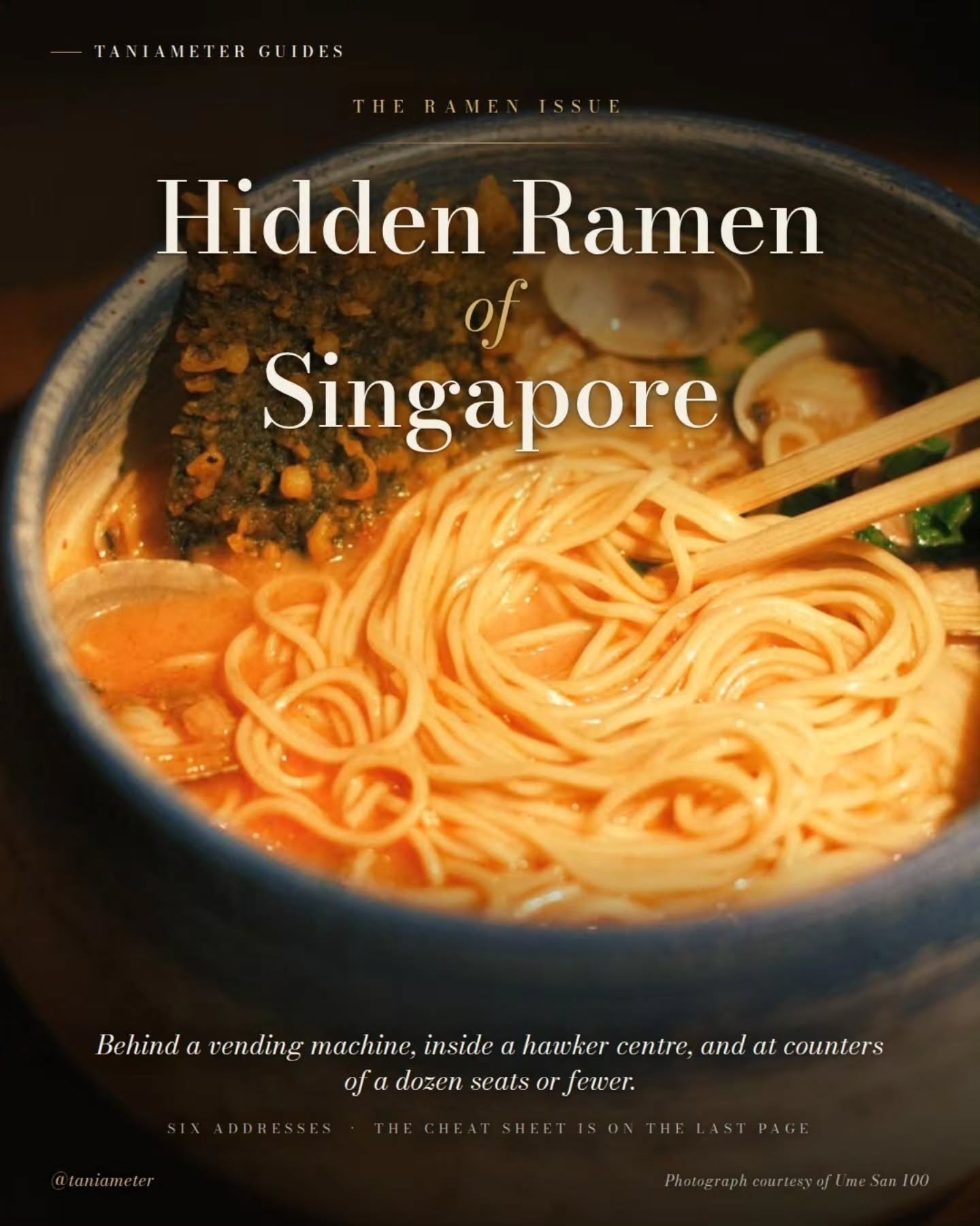 Hidden Ramen Gems In Singapore's Plazas