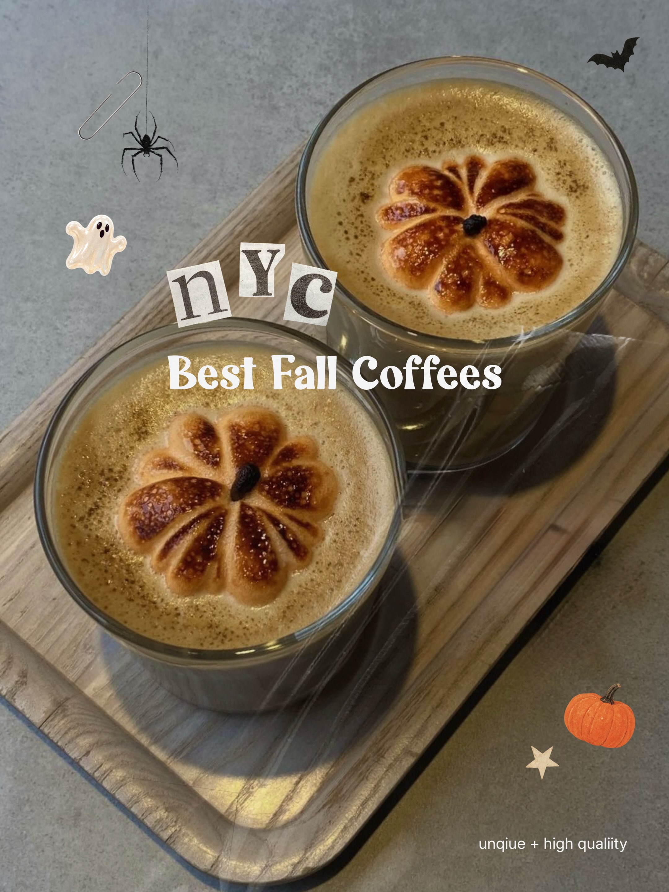 New York City's Unique Fall Coffee Drinks