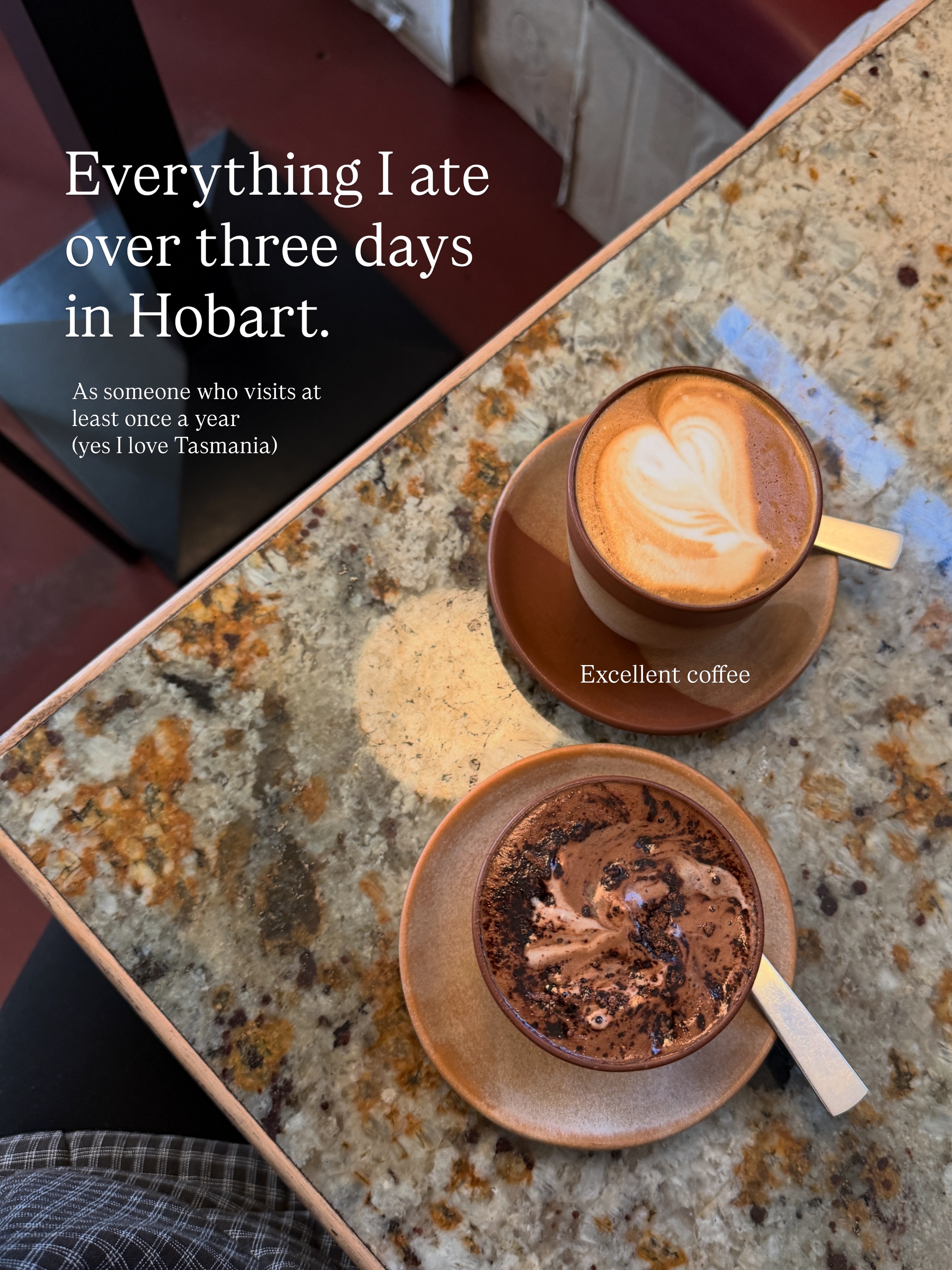 Hobart Food and Coffee Diary: A Three-Day Adventure