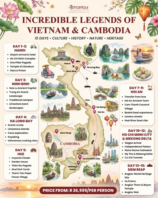 Vietnam and Cambodia Cultural Heritage Journey