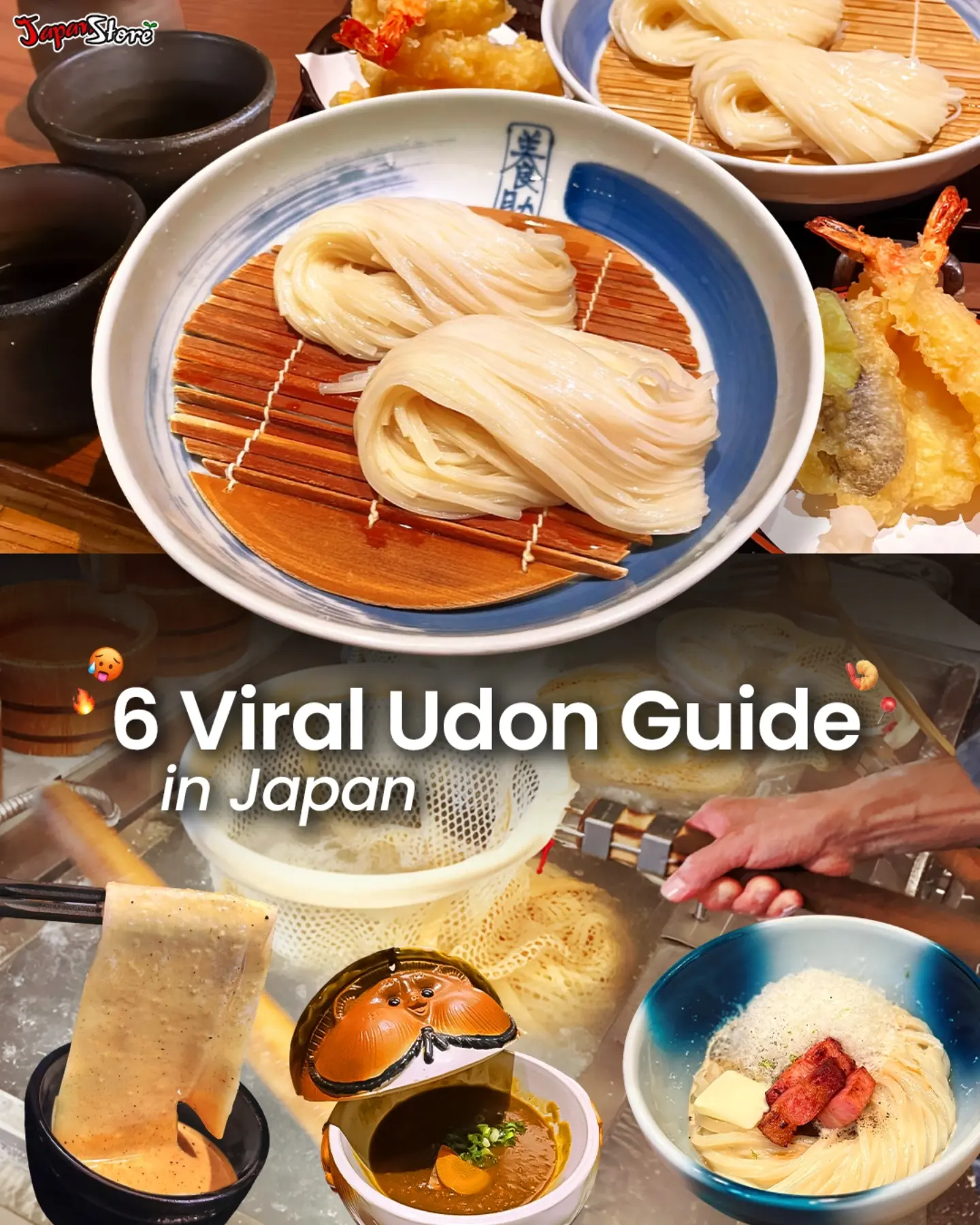 Six Viral Udon Restaurants Across Japan