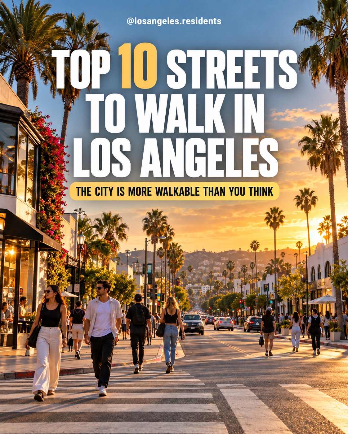 Walkable Streets Offer Diverse LA Attractions