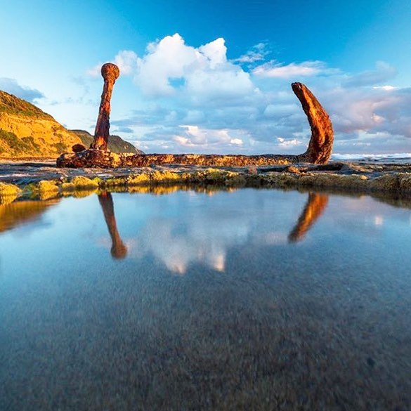 Australian National Park Coastal Anchor Spot