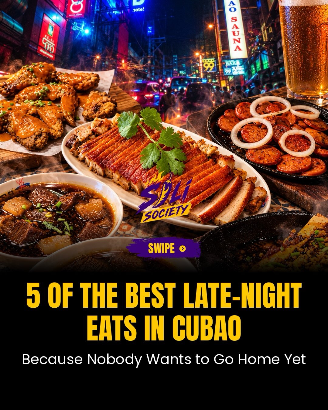 Cubao's Top Five Late-Night Dining Destinations
