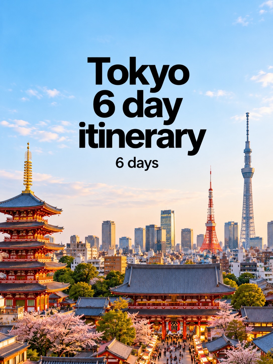Tokyo Itinerary: Iconic Landmarks and Hidden Gems