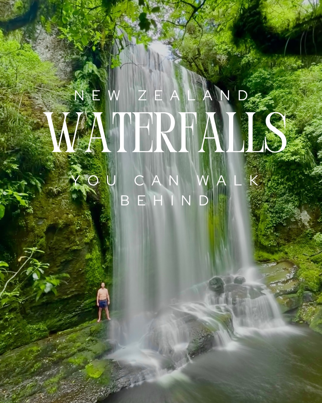 New Zealand Waterfalls You Can Walk Behind