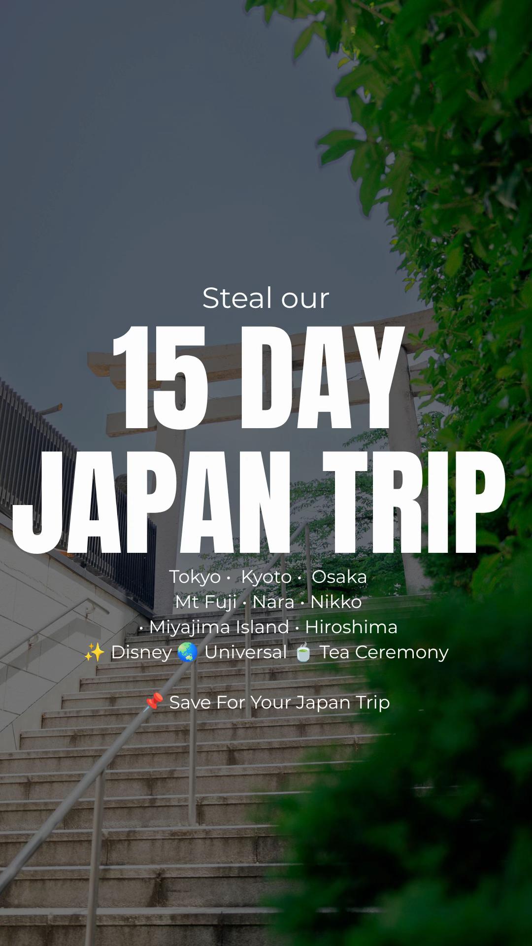 Japan Travel: Tokyo, Mt Fuji, Kyoto, Hiroshima, Osaka