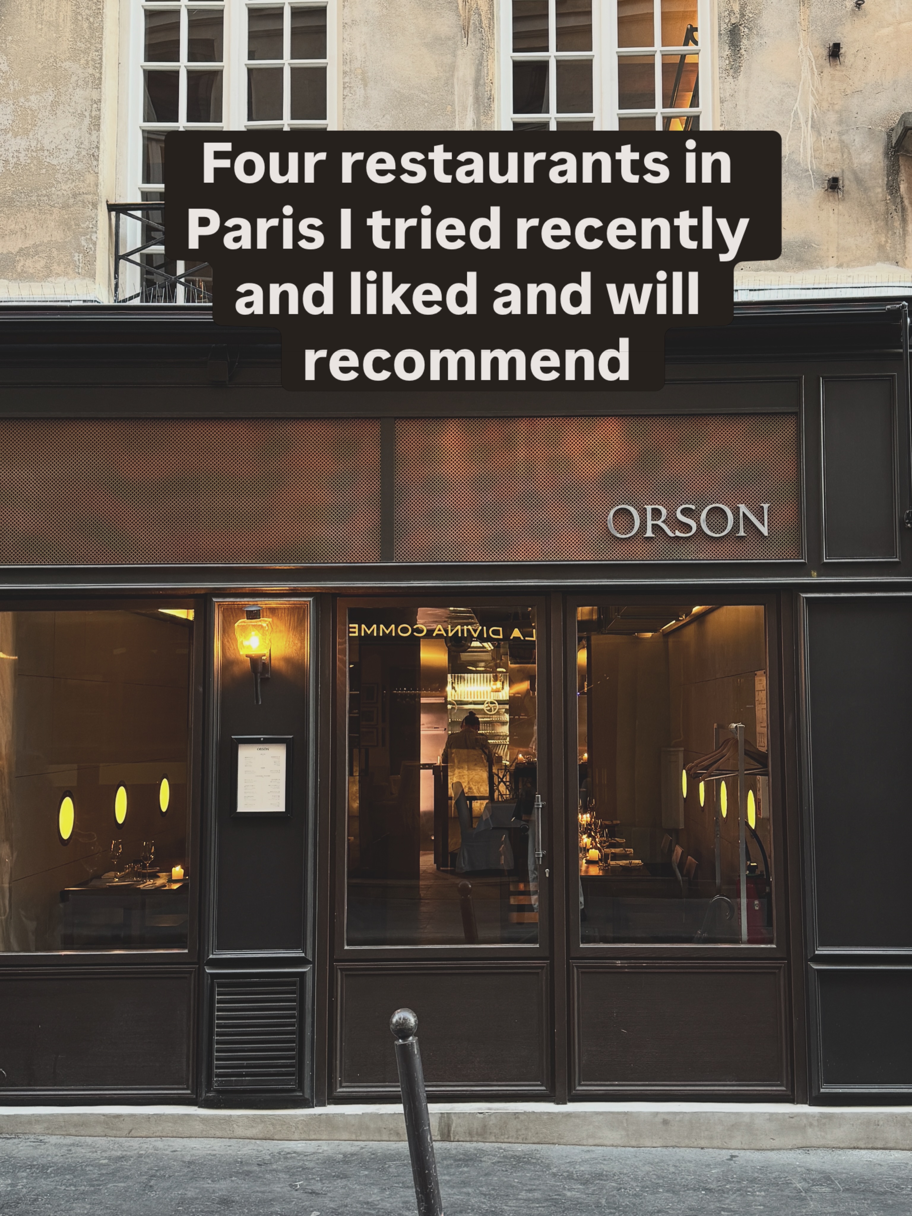 Paris Restaurant Reviews: Piapia, Orson, Calcifer, Onii-San