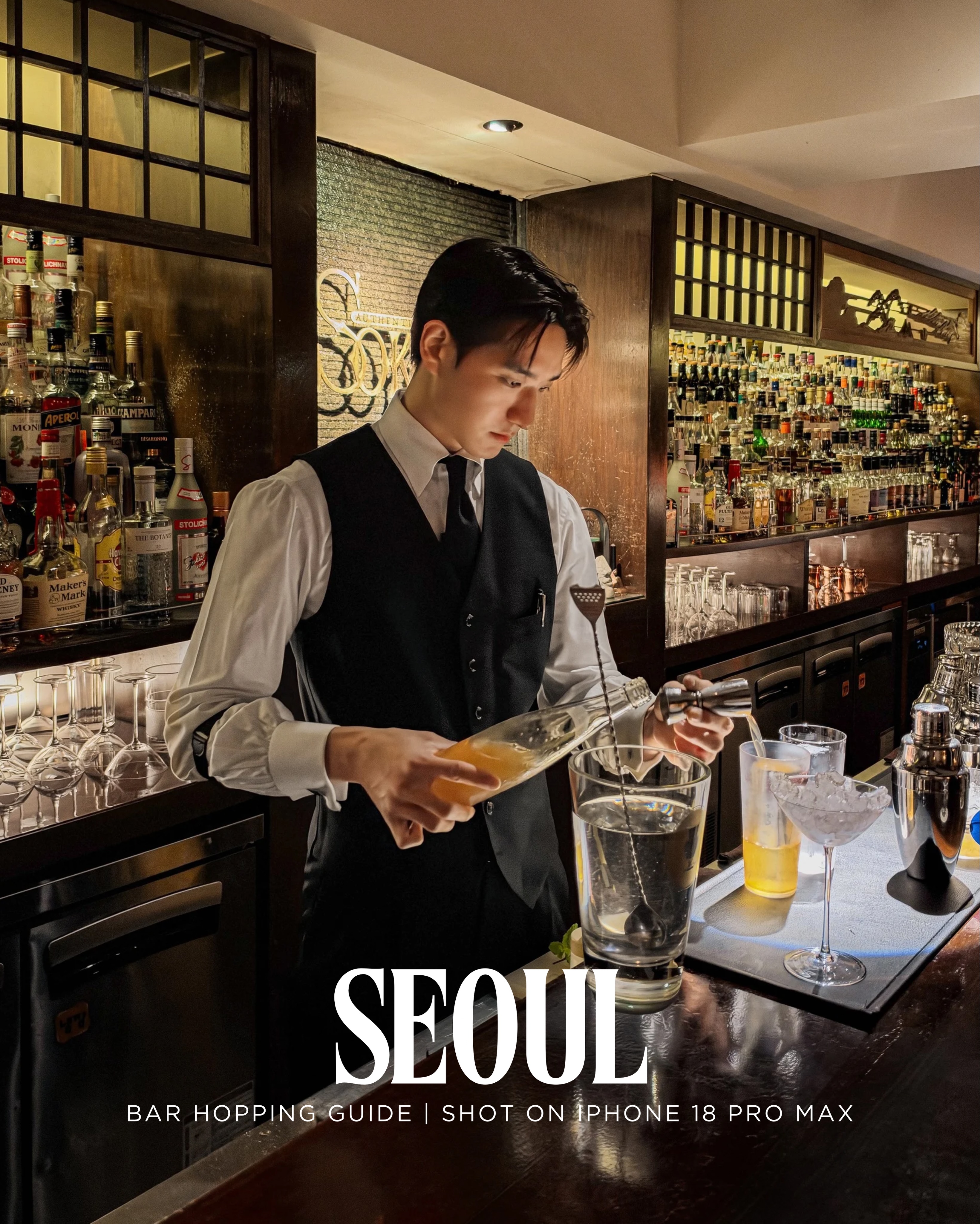 Seoul's Top Bars in Mapo, Apgujeong & Cheongdam