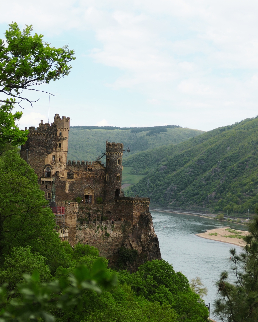 Hiking Trail Through Forests and Castles