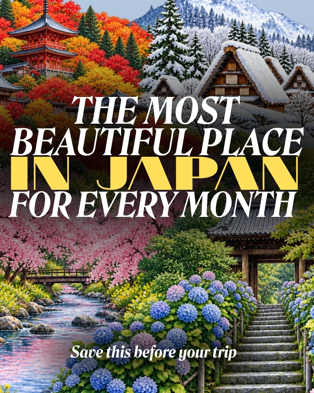 Japan's Most Scenic Seasonal Destinations